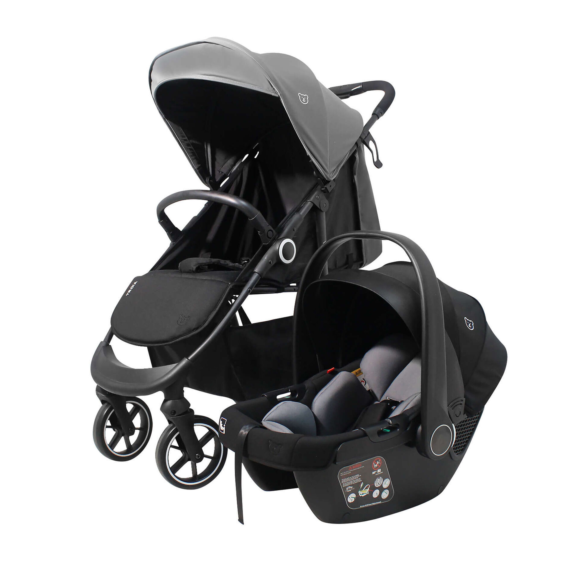 Conjunto de Rua Duo Cinza Tróia