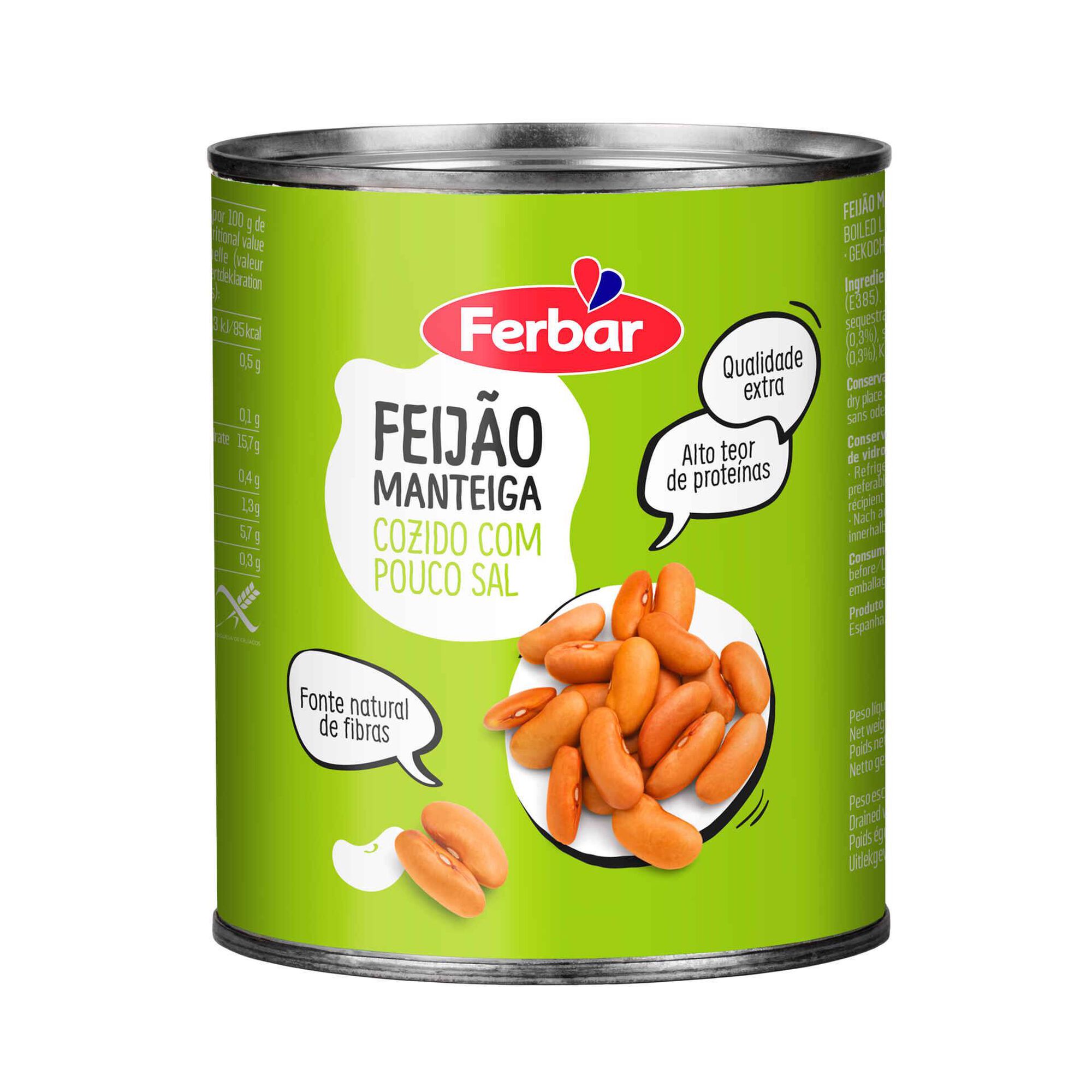 Feijão Manteiga Cozido