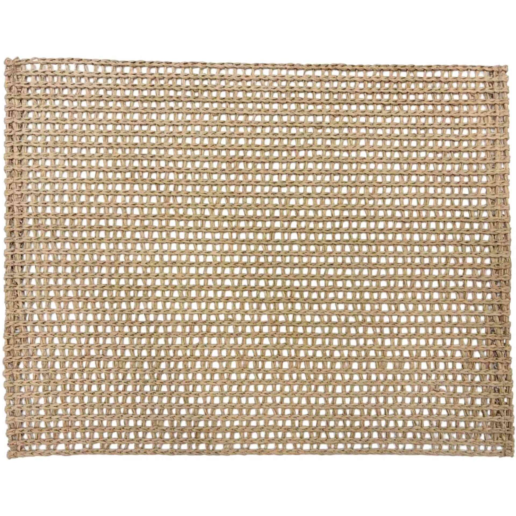 Individual Palhinha 40x30cm Castanho Deep Moss Kasa
