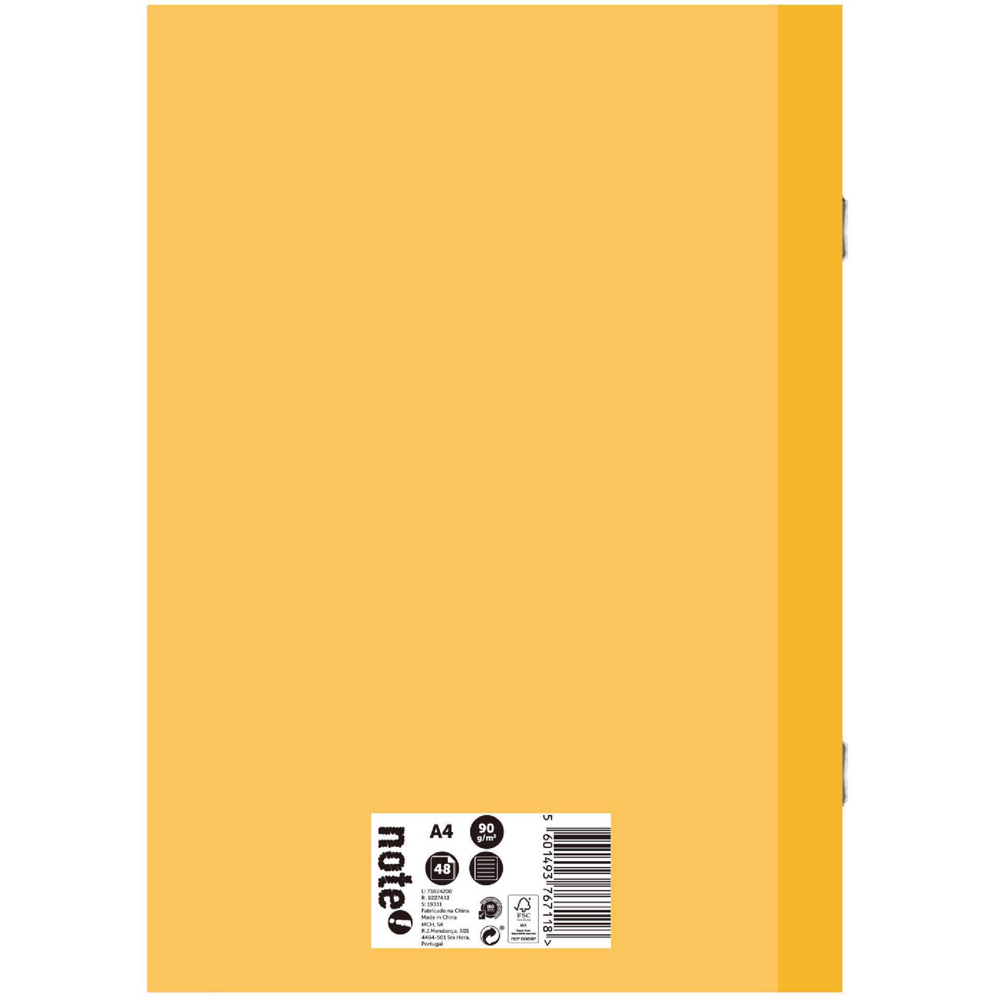 Caderno Agrafado A4 Pautado Colors (várias cores)