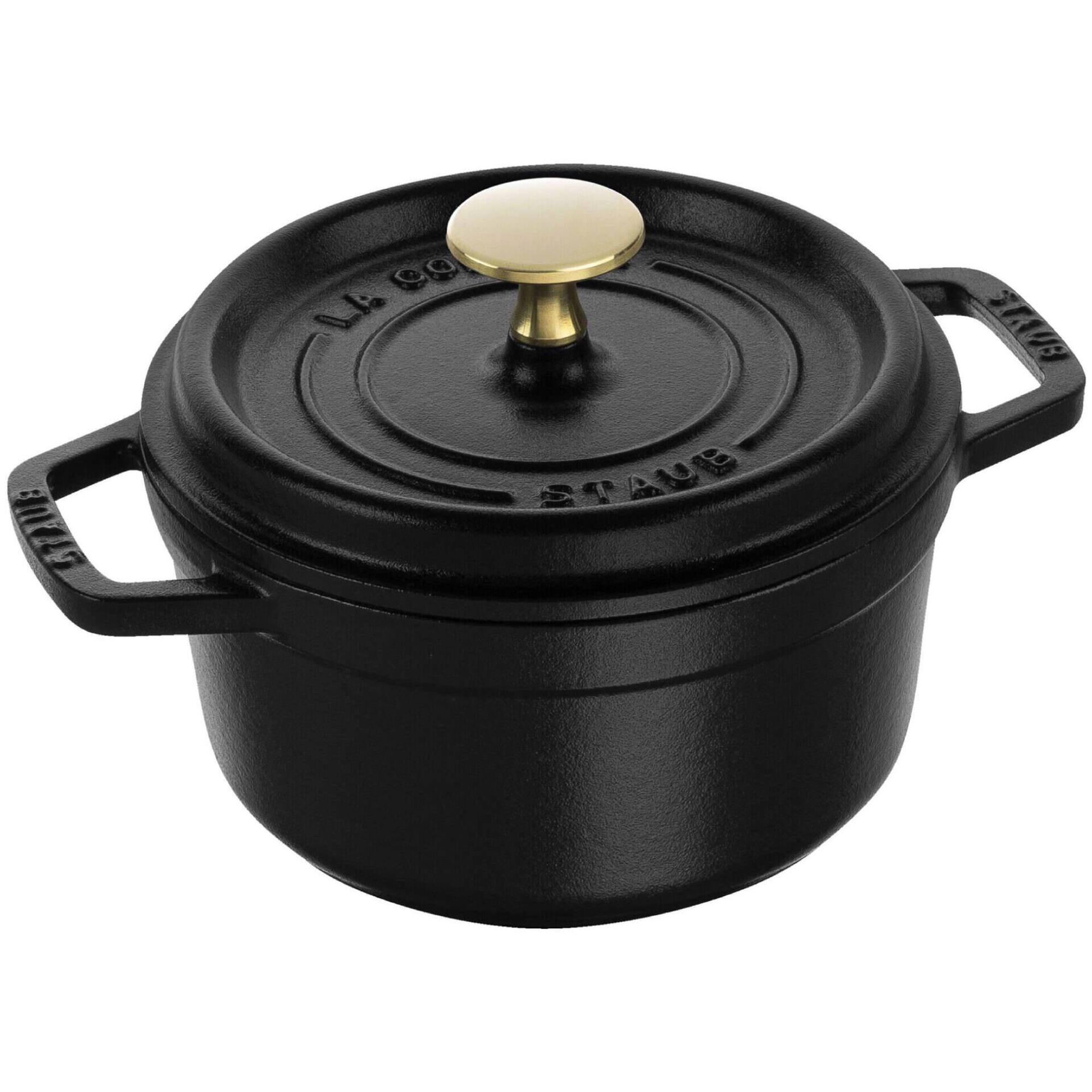 Ca&ccedil;arola Redondo Ferro Fundido 16cm Preta Staub