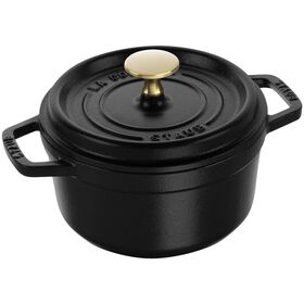 Ca&ccedil;arola Redondo Ferro Fundido 16cm Preta Staub