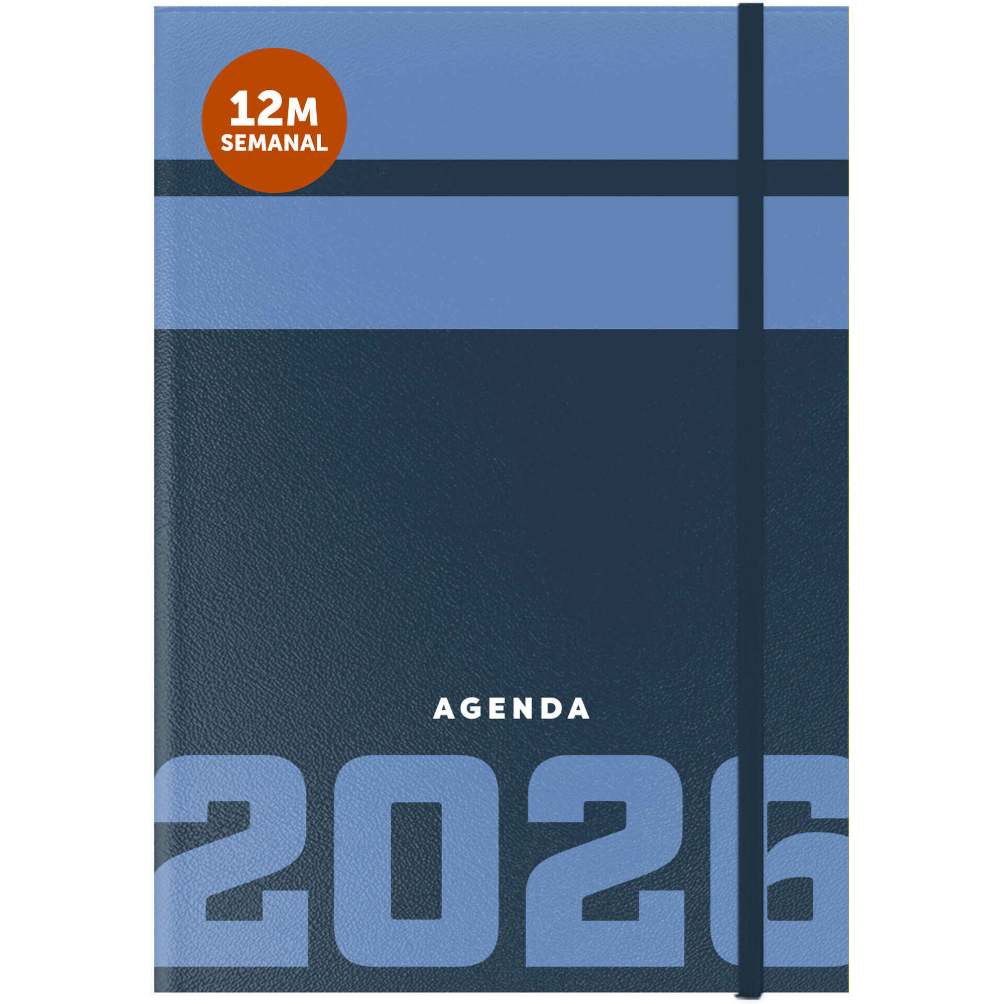 Agenda A5 2026 12 Meses (várias cores)