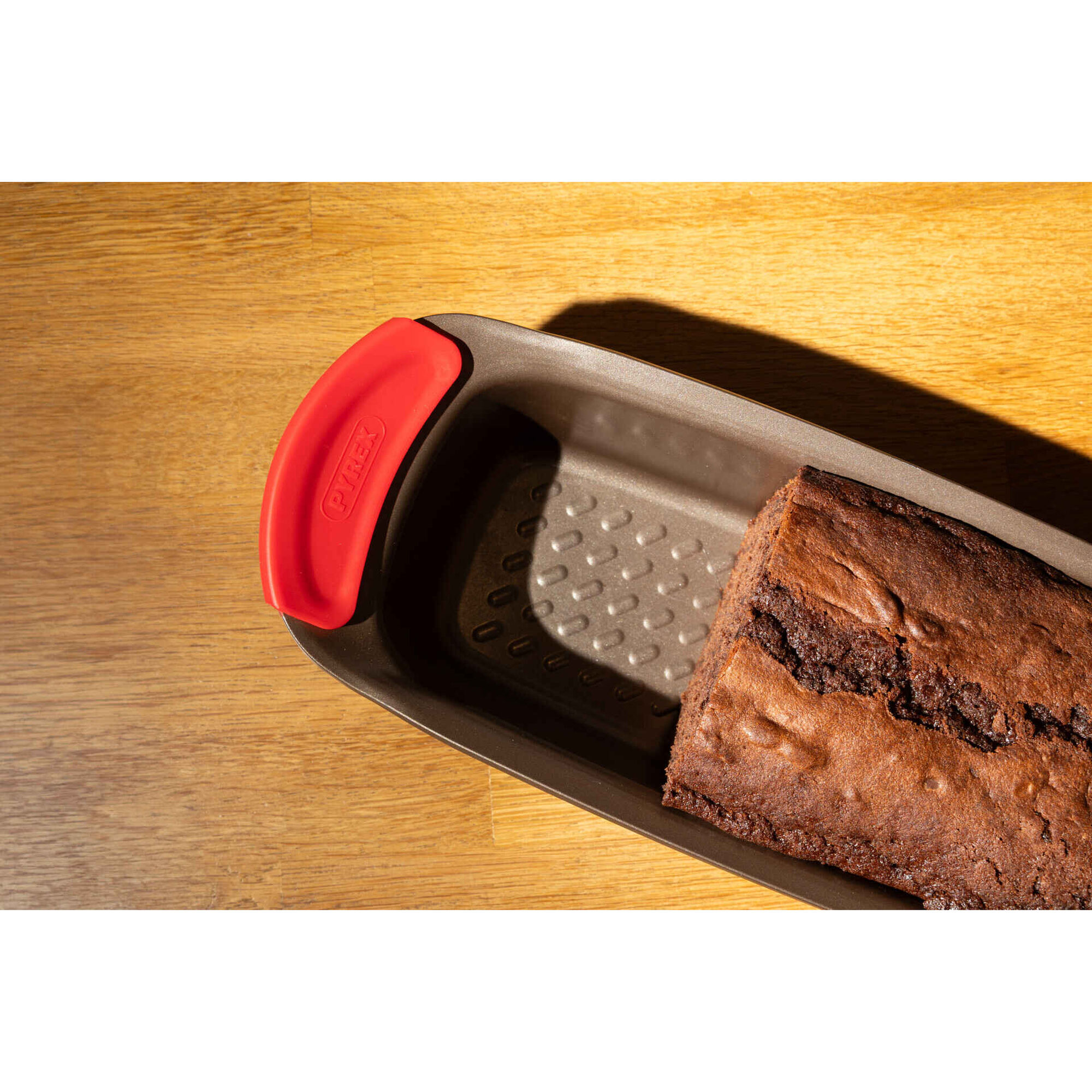 Forma Retangular Metal Castanha Asimetria Pyrex
