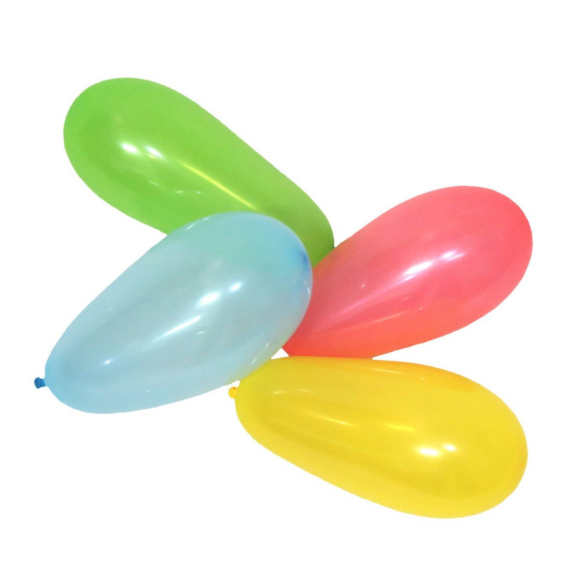 50 Balões de Água Látex Coloridos