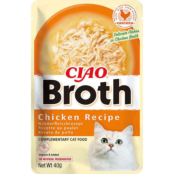 Snack para Gato Broth Frango Ciao