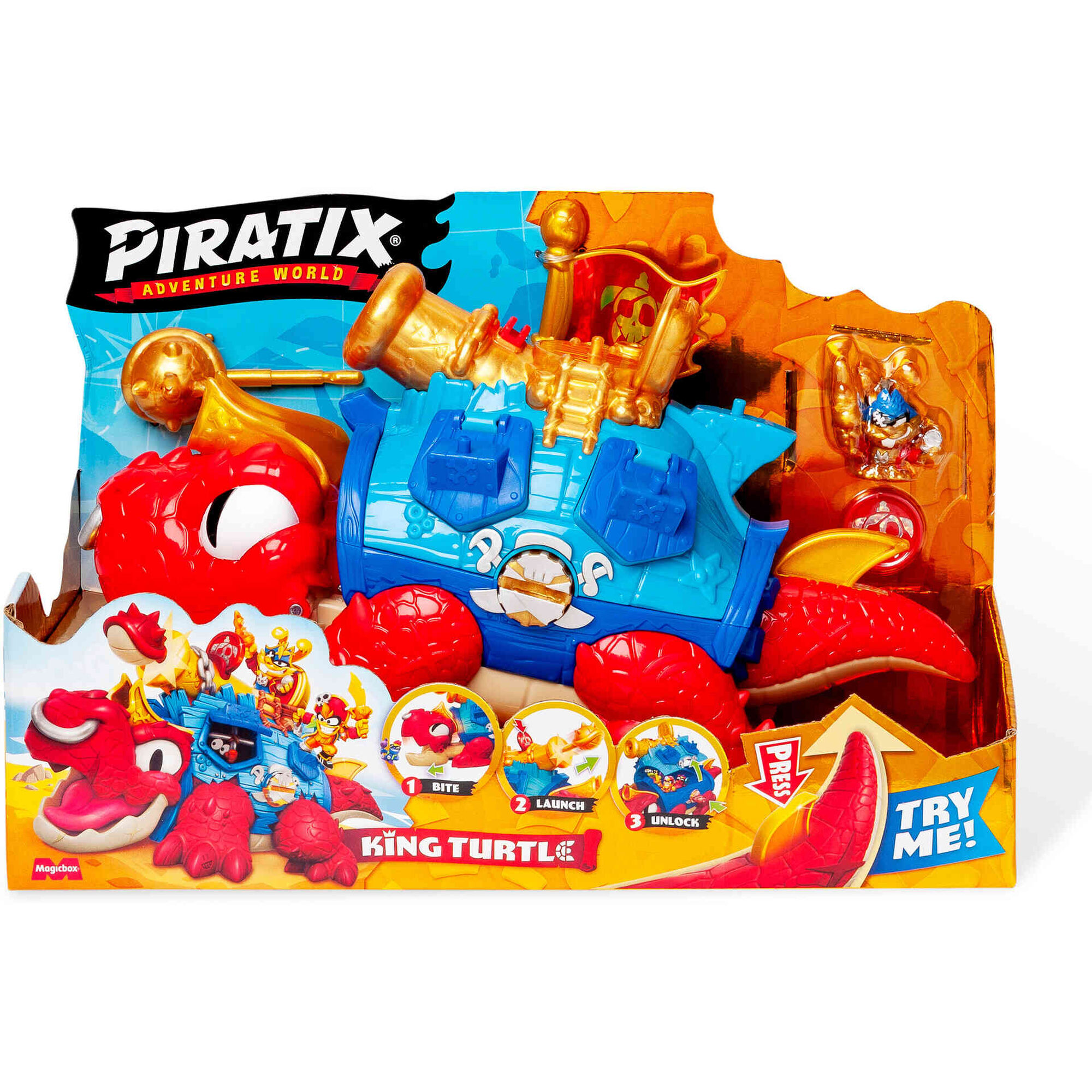 Piratix - Figura King Turtle