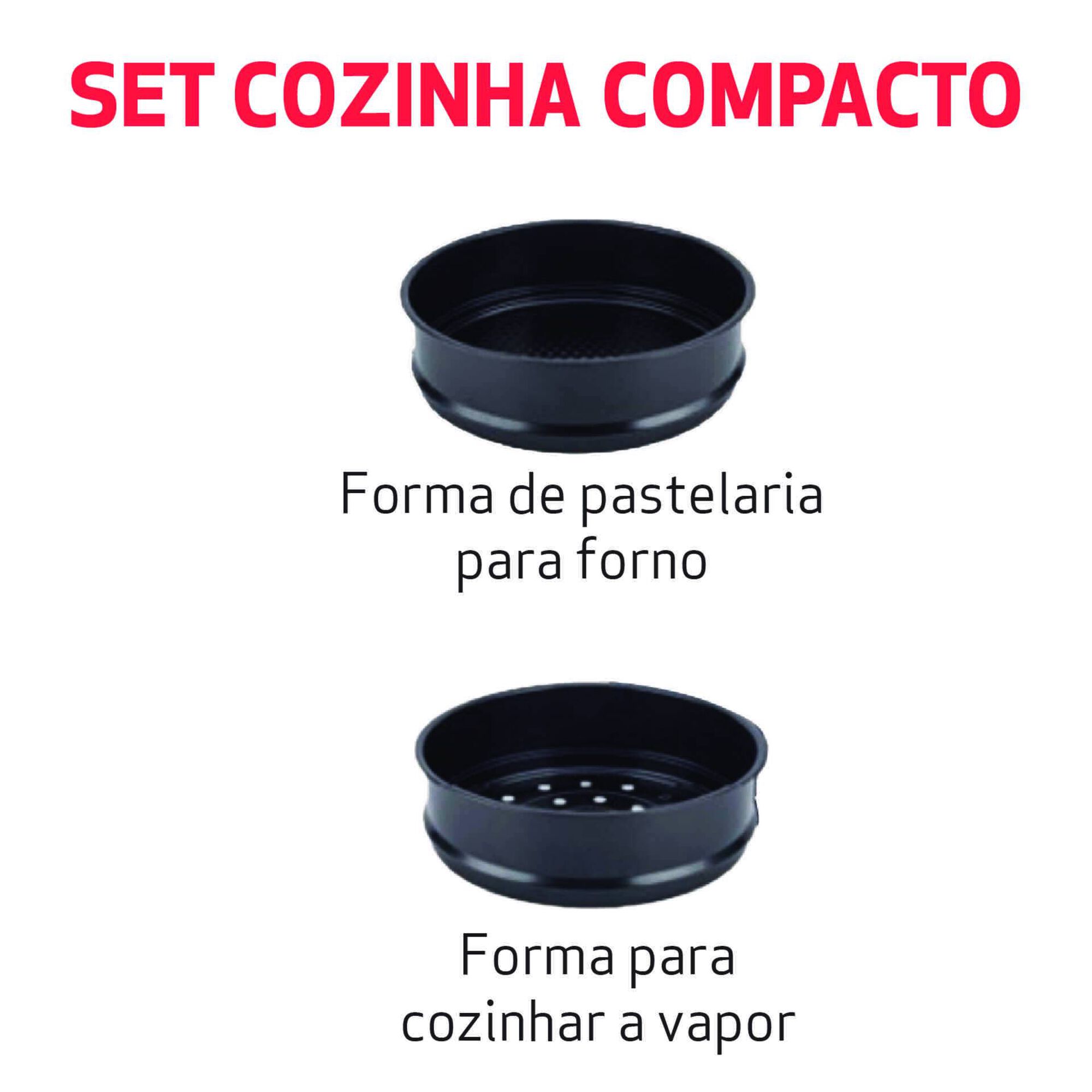 Conjunto de Cozinha Compacto Antiaderente Advento