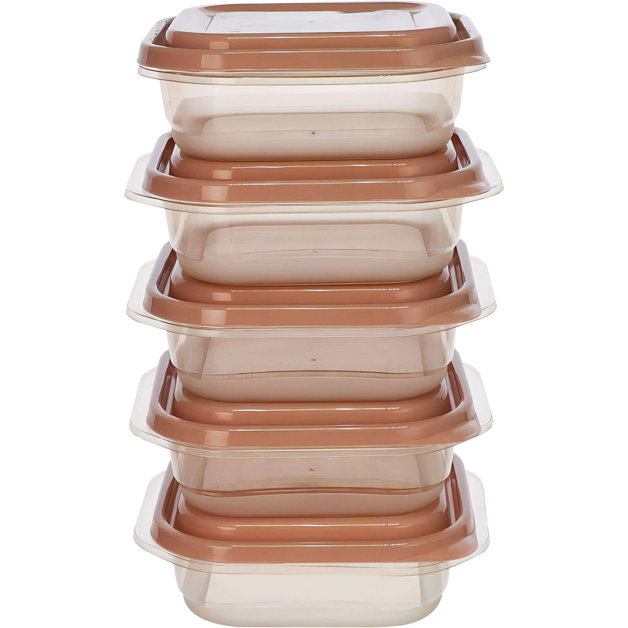 Conjunto 5 Caixas Quadradas Flex&iacute;veis Kasa