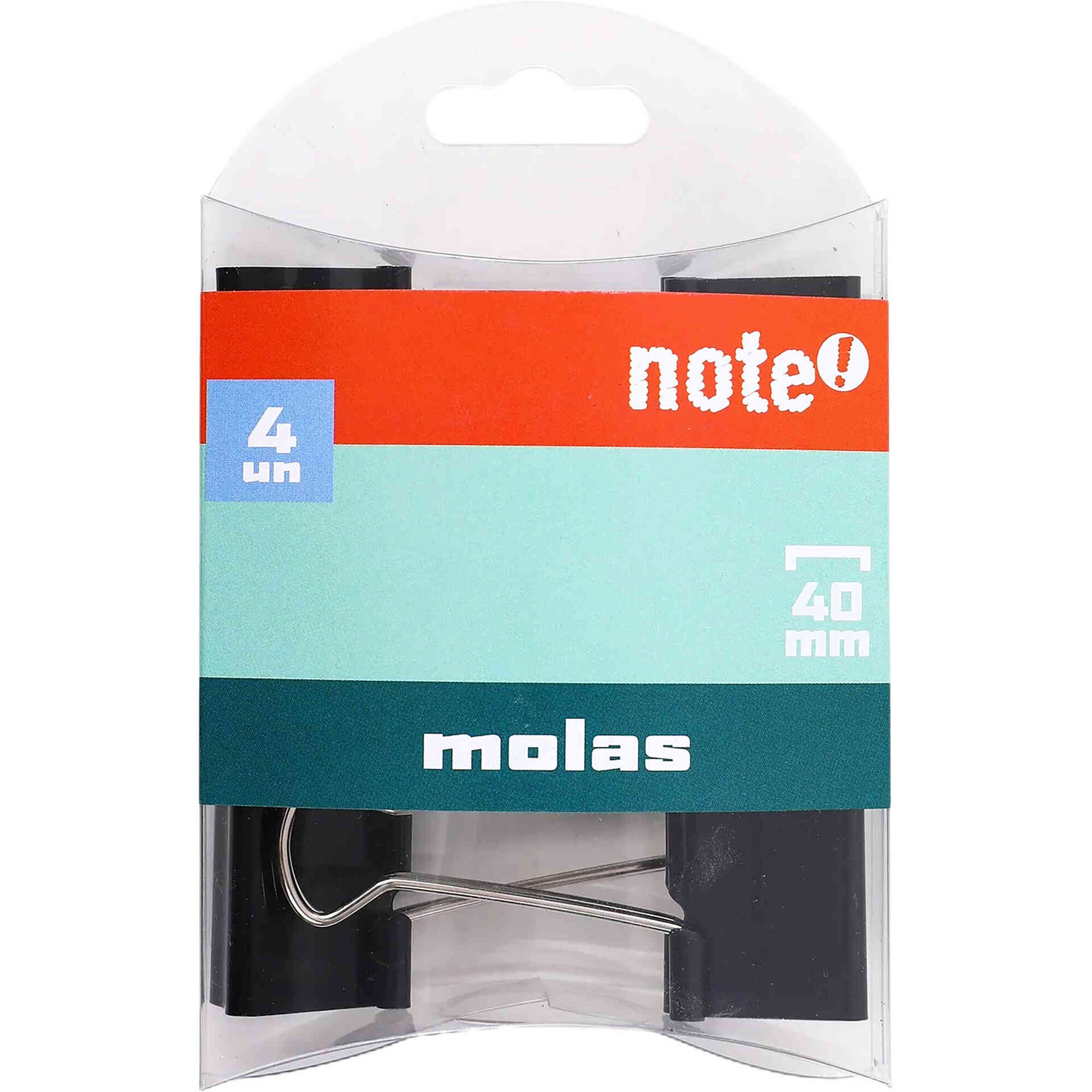 Conjunto 4 Molas 40mm Pretas Note!