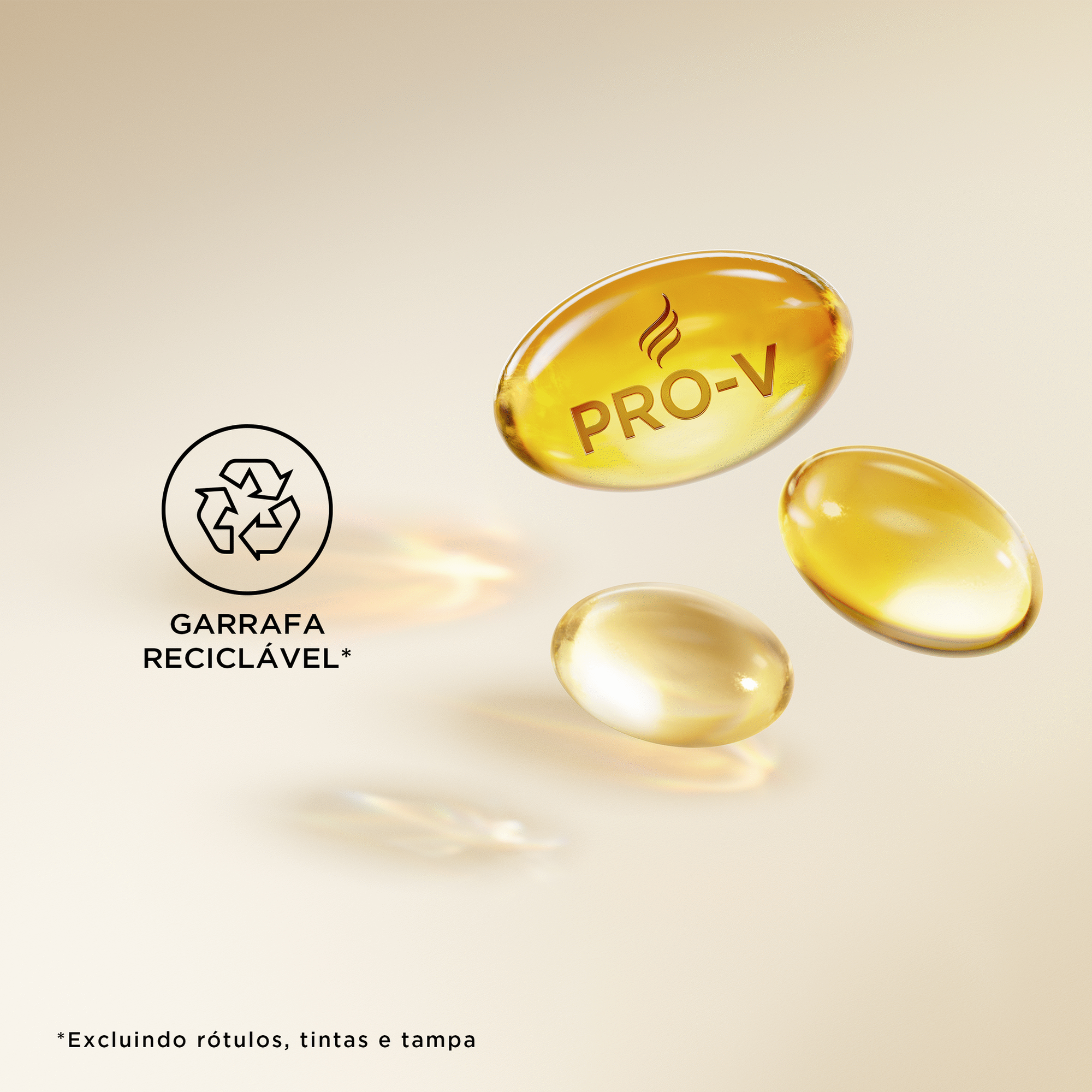 Champ&ocirc; Pro-V Active Nutri-Plex Miracle Suave e Liso