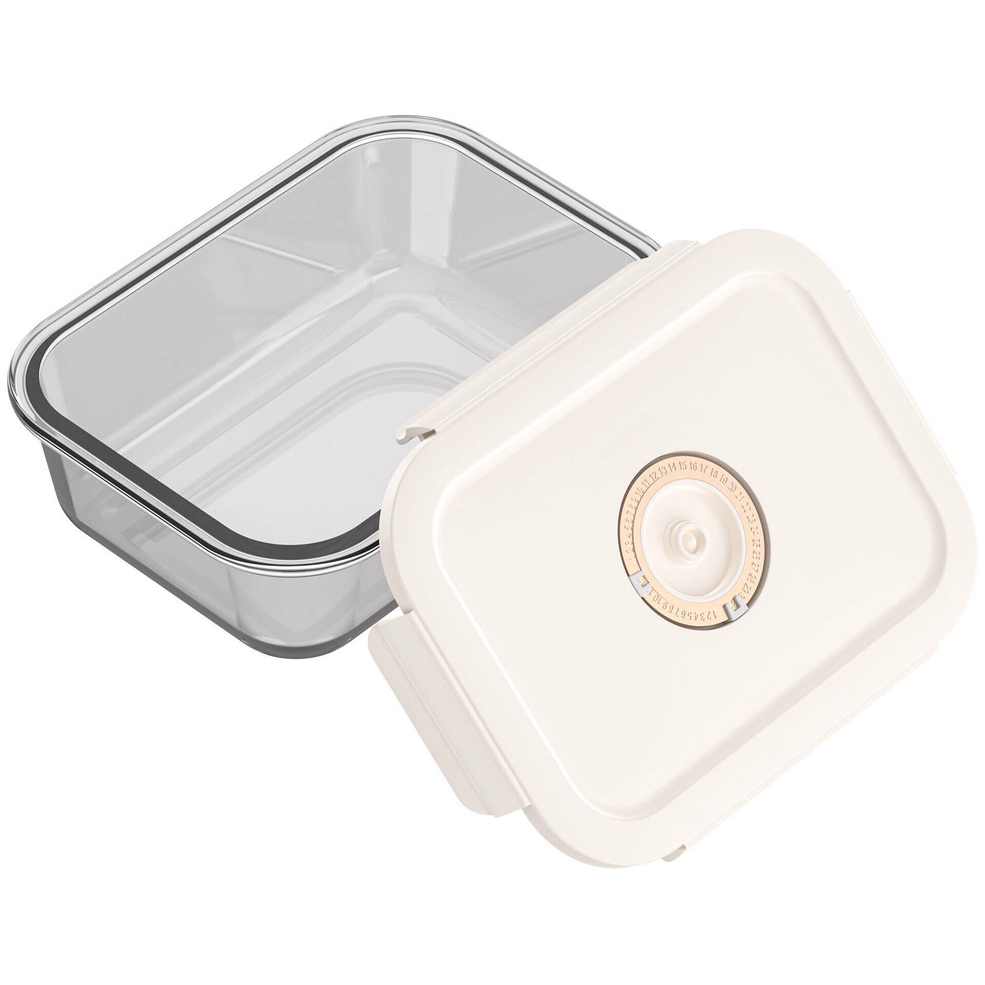 Caixa Vidro 1480ml com Vácuo Caixa Vidro 1480ml com Vácuo