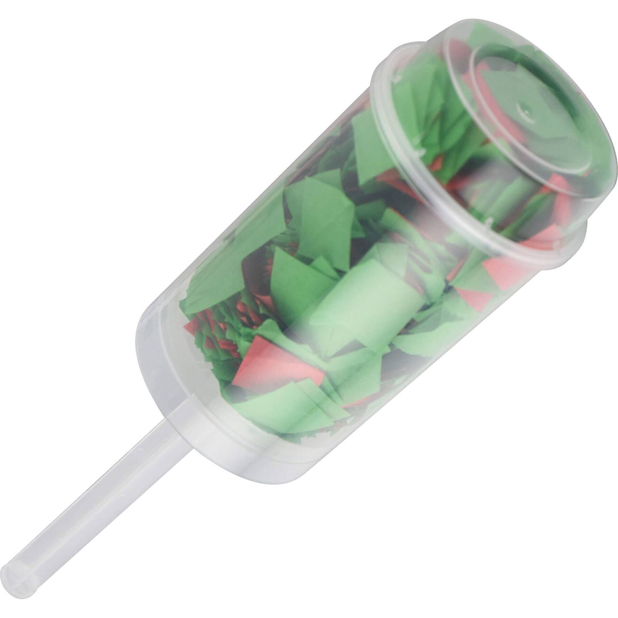 Tubo de Confetis 50cm Bazar&atilde;o