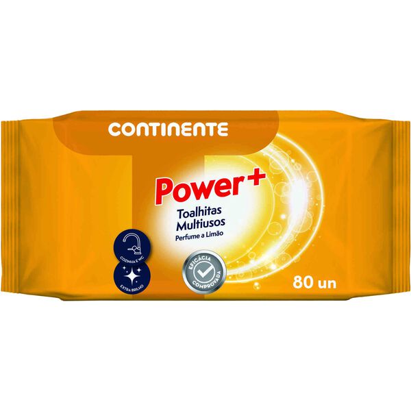 Toalhitas Multiusos Power+ Continente