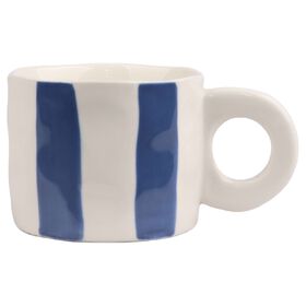 Caneca 260ml Riscas Irregulares Azuis Kasa