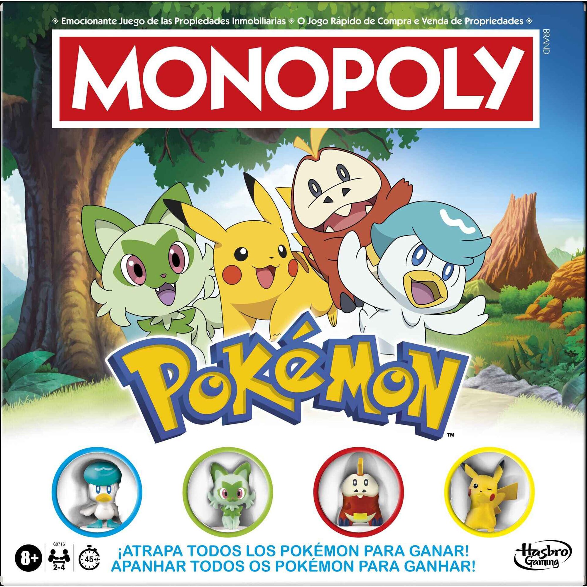 Jogo de Tabuleiro Monopoly Pokemon
