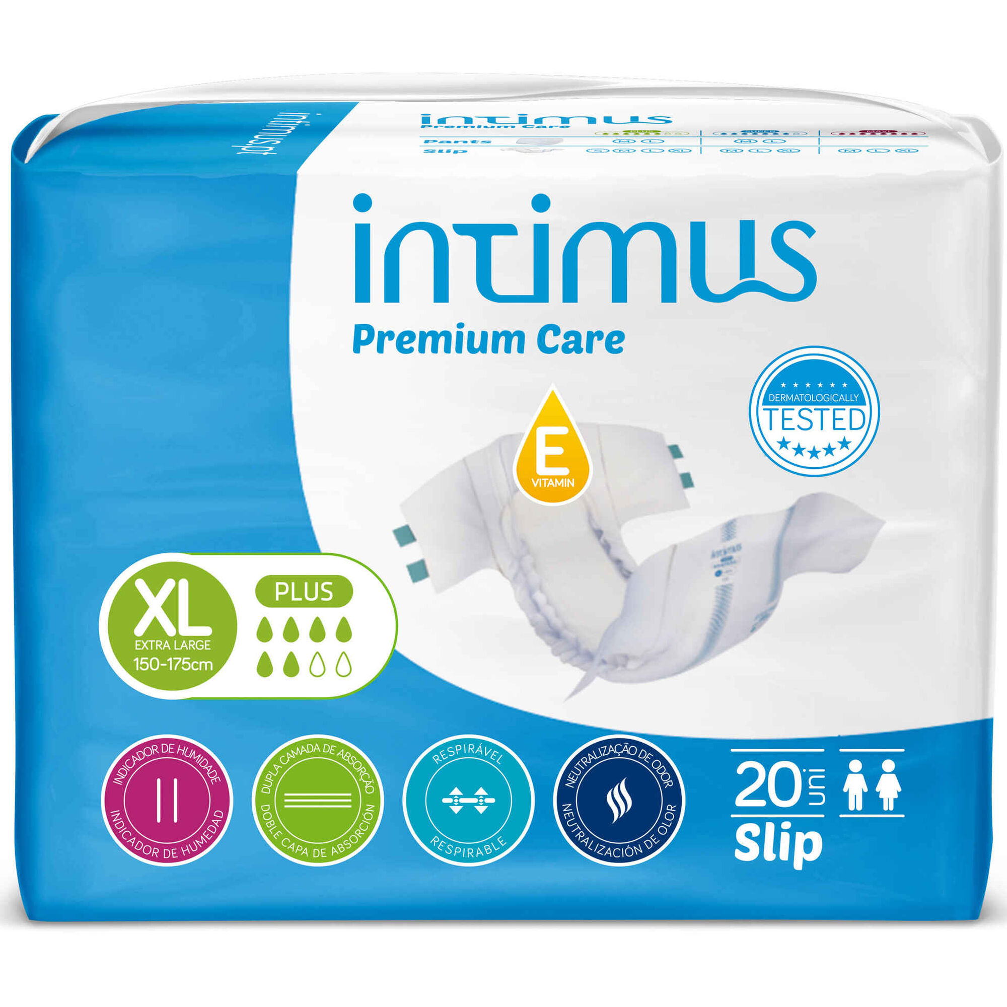 Fraldas Incontin&ecirc;ncia Plus XL Intimus