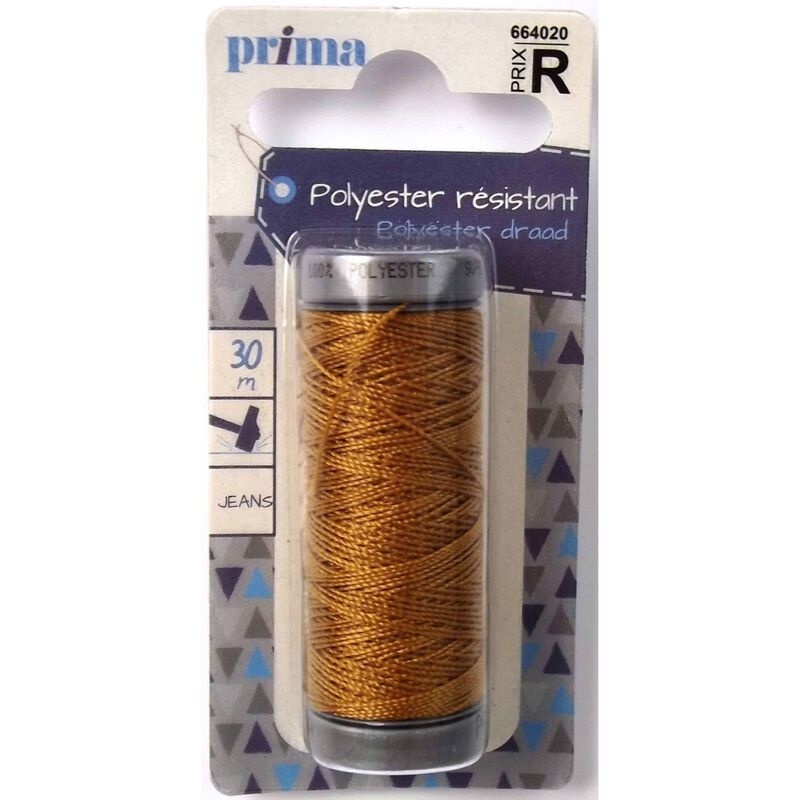 Linha Poliéster para Gangas 30m Dourado Prima