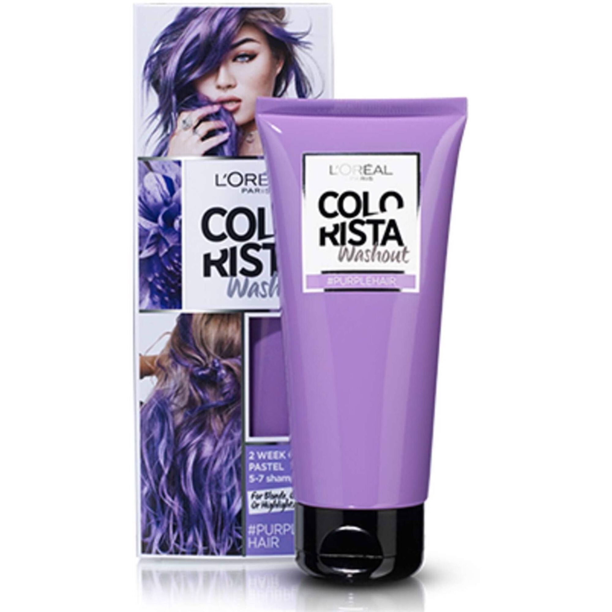 Coloração Temporária Colorista Washout Purplehair Coloração Temporária Colorista Washout Purplehair