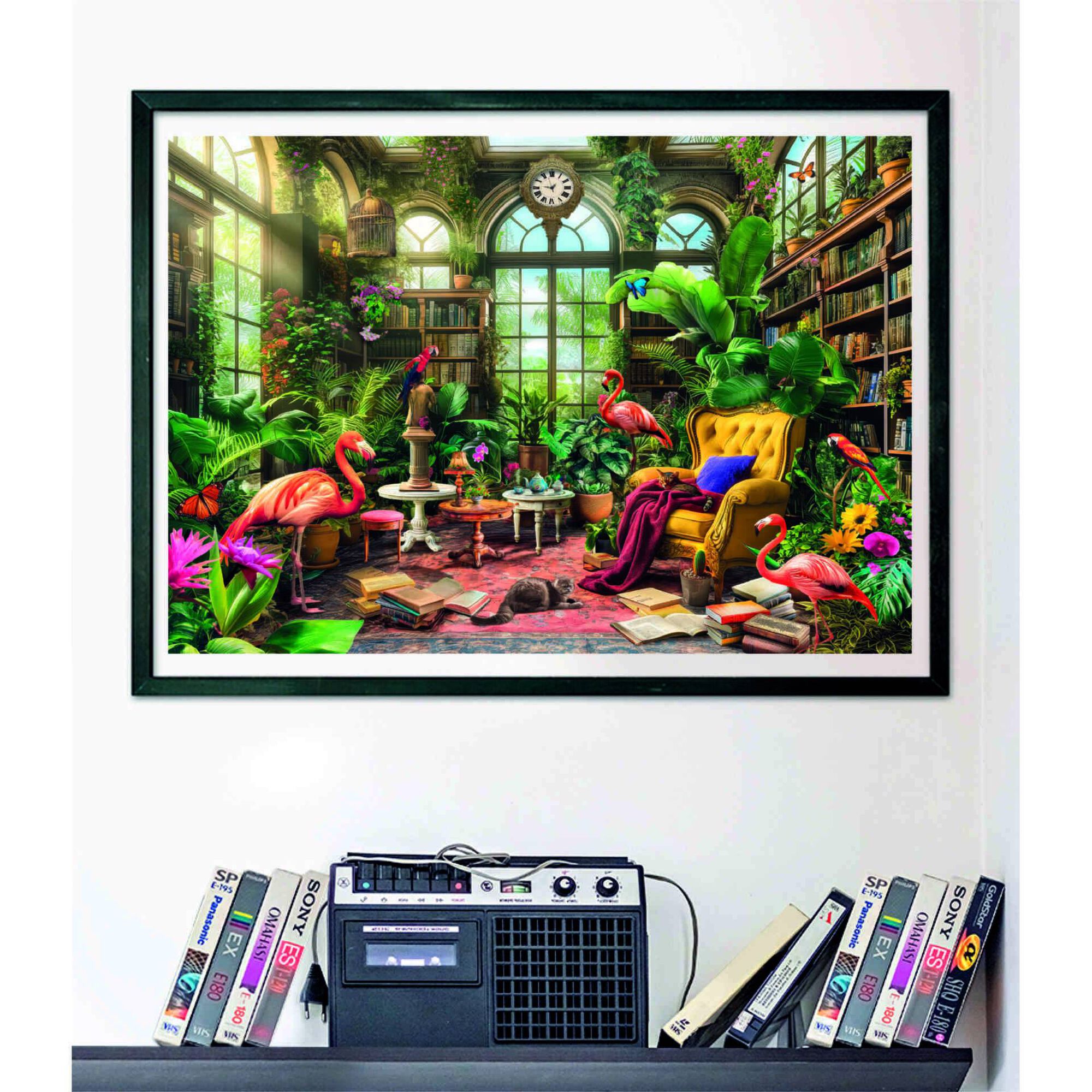 Puzzle The Greenhouse Library 1000 Peças