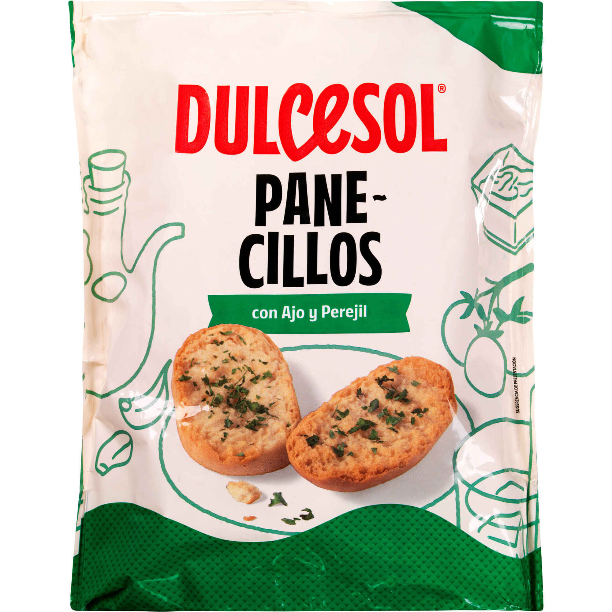 Tostas de P&atilde;o Torrado Azeite e Alho Dulcesol