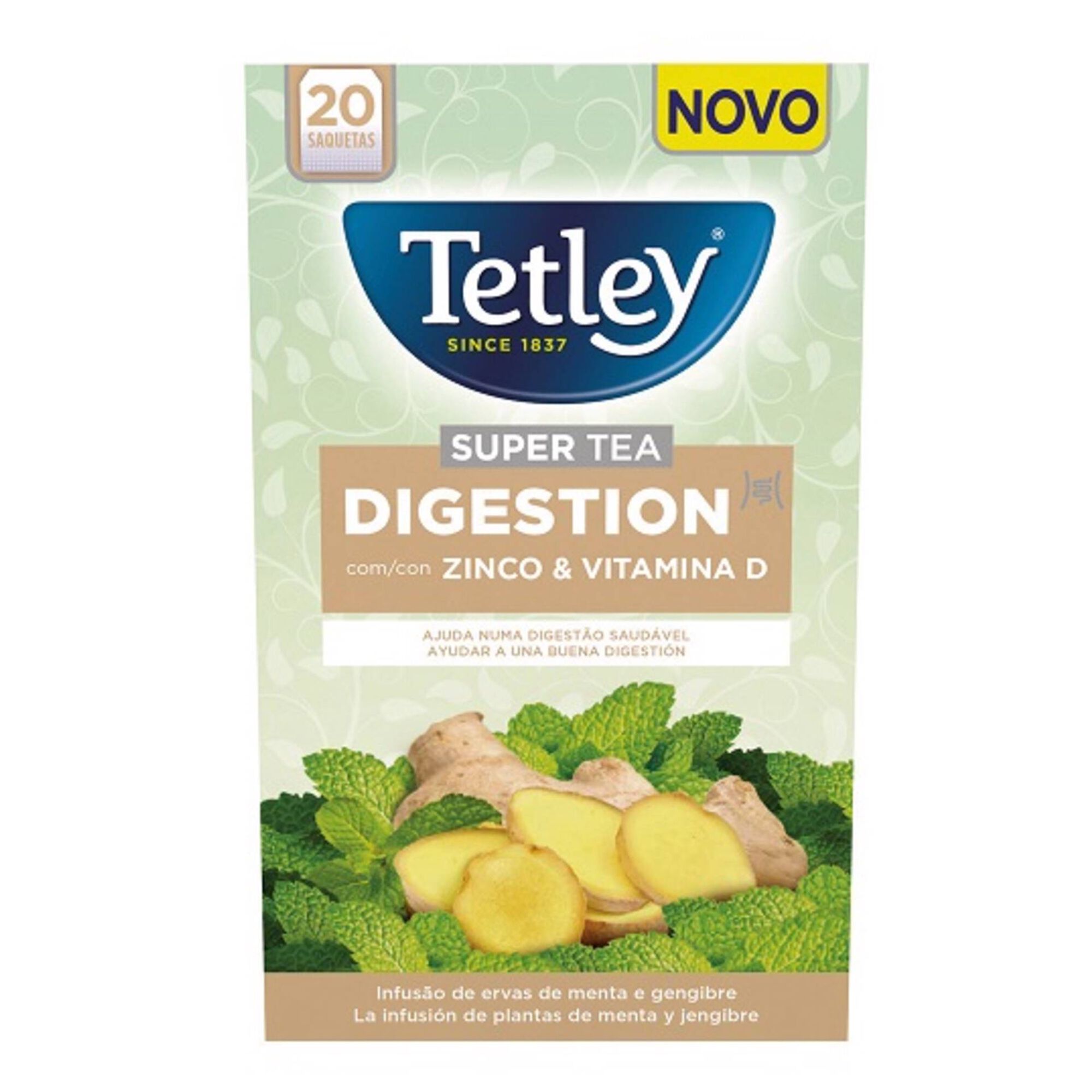 Infusão Menta Gengibre Digestão Saquetas