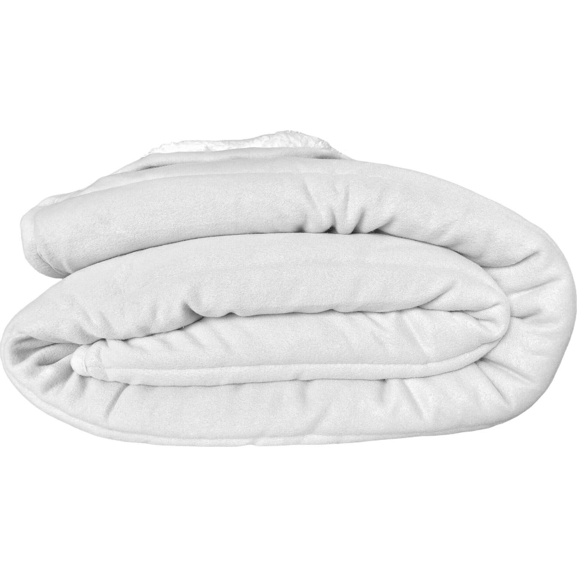 Edred&atilde;o Polar Borreguito 220x240cm Bege Kasa