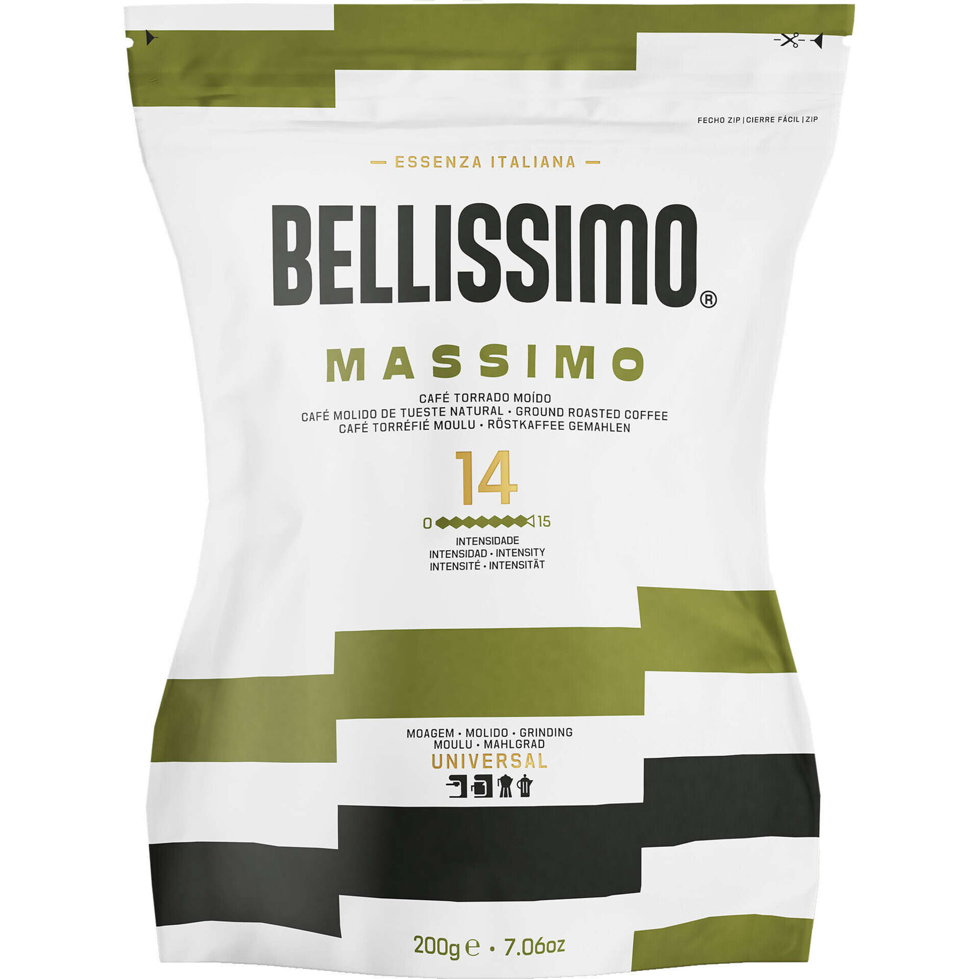 Caf&eacute; Mo&iacute;do Aroma Massimo Bellissimo