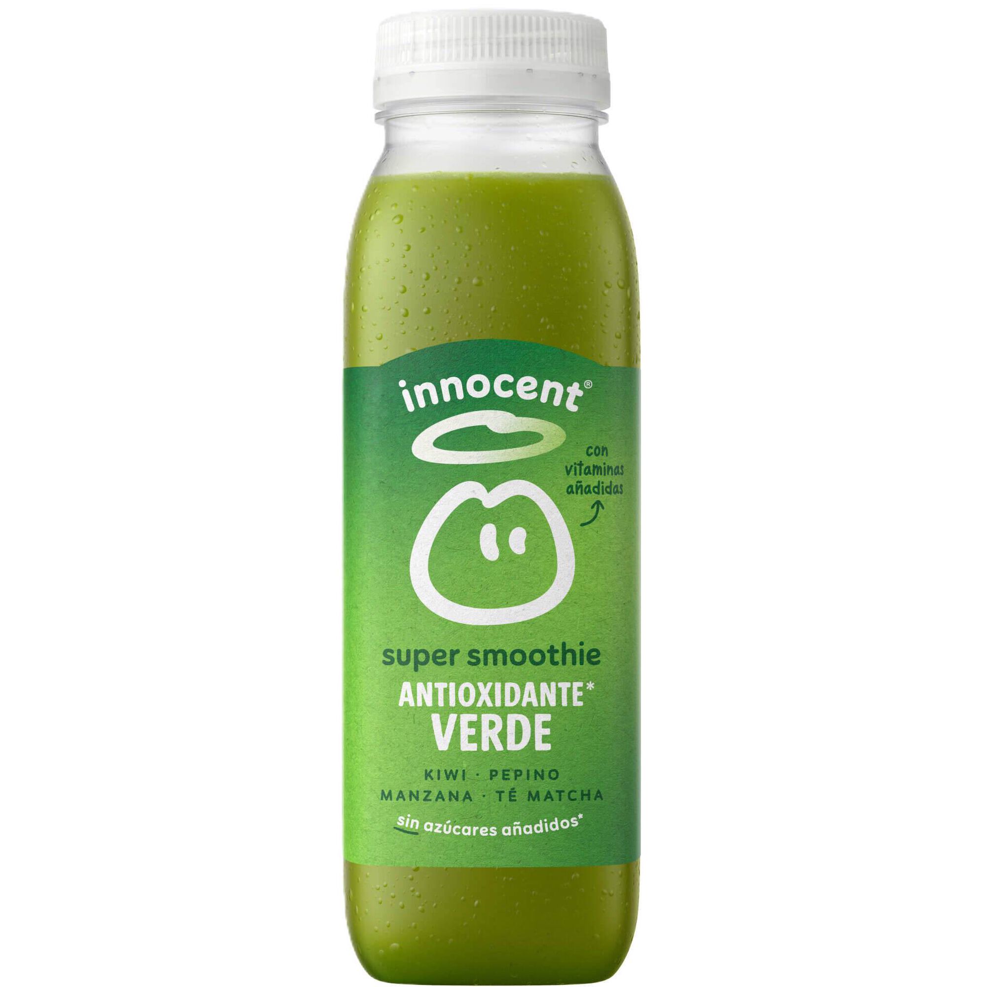 Smoothie Kiwi, Pepino, Ma&ccedil;&atilde;, Matcha e Sementes de Linha&ccedil;a Innocent