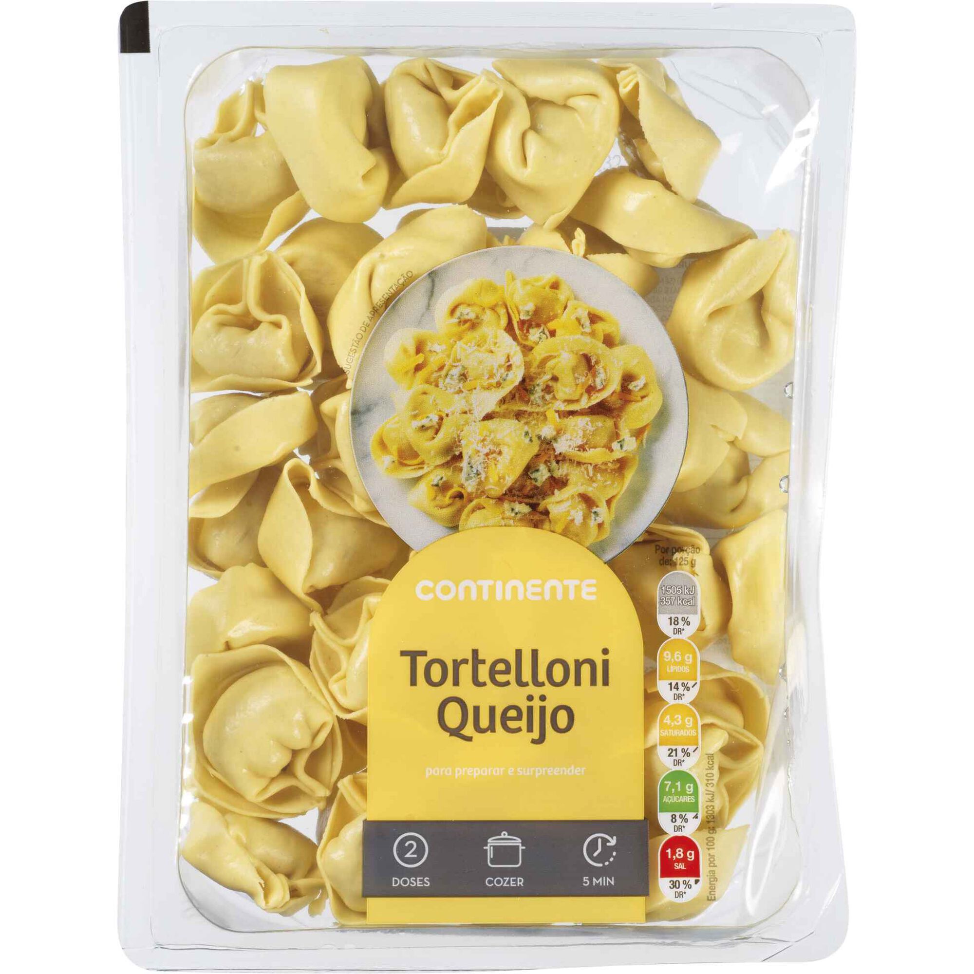 Tortelloni Fresco com Queijo