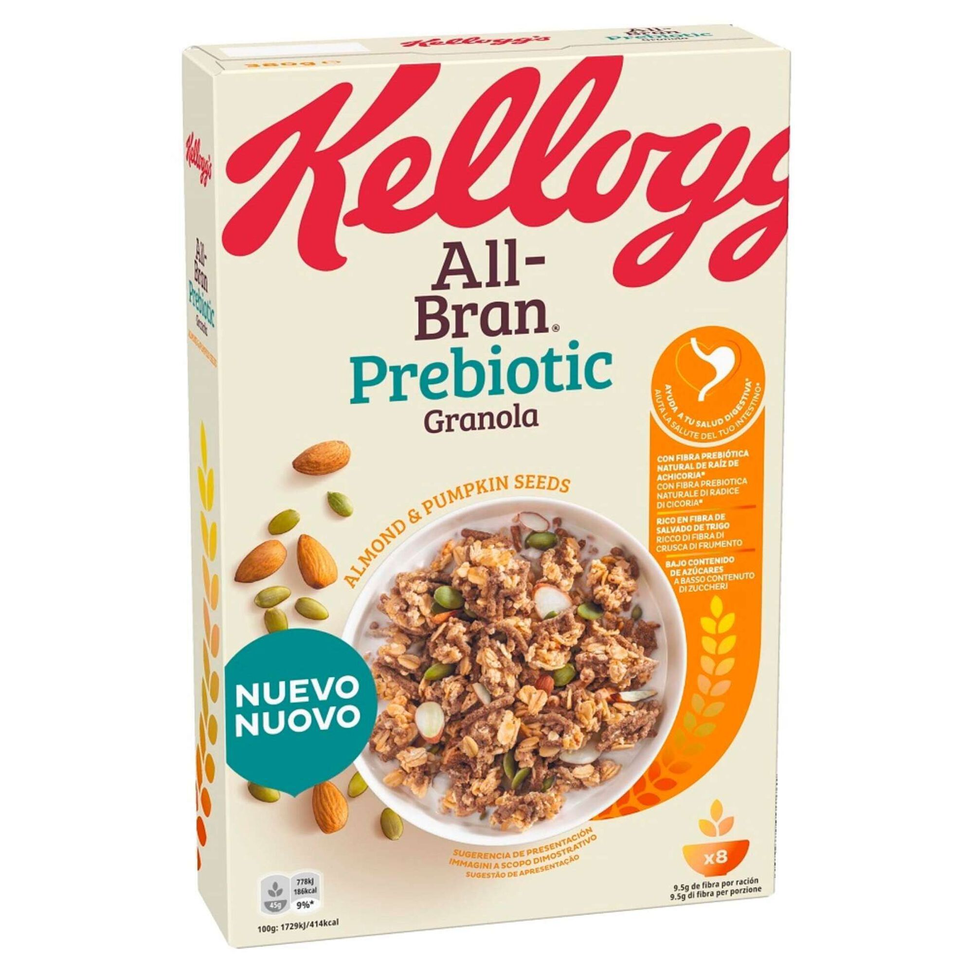 Granola All Bran Amêndoa e Sementes de Abóbora Granola All Bran Amêndoa e Sementes de Abóbora