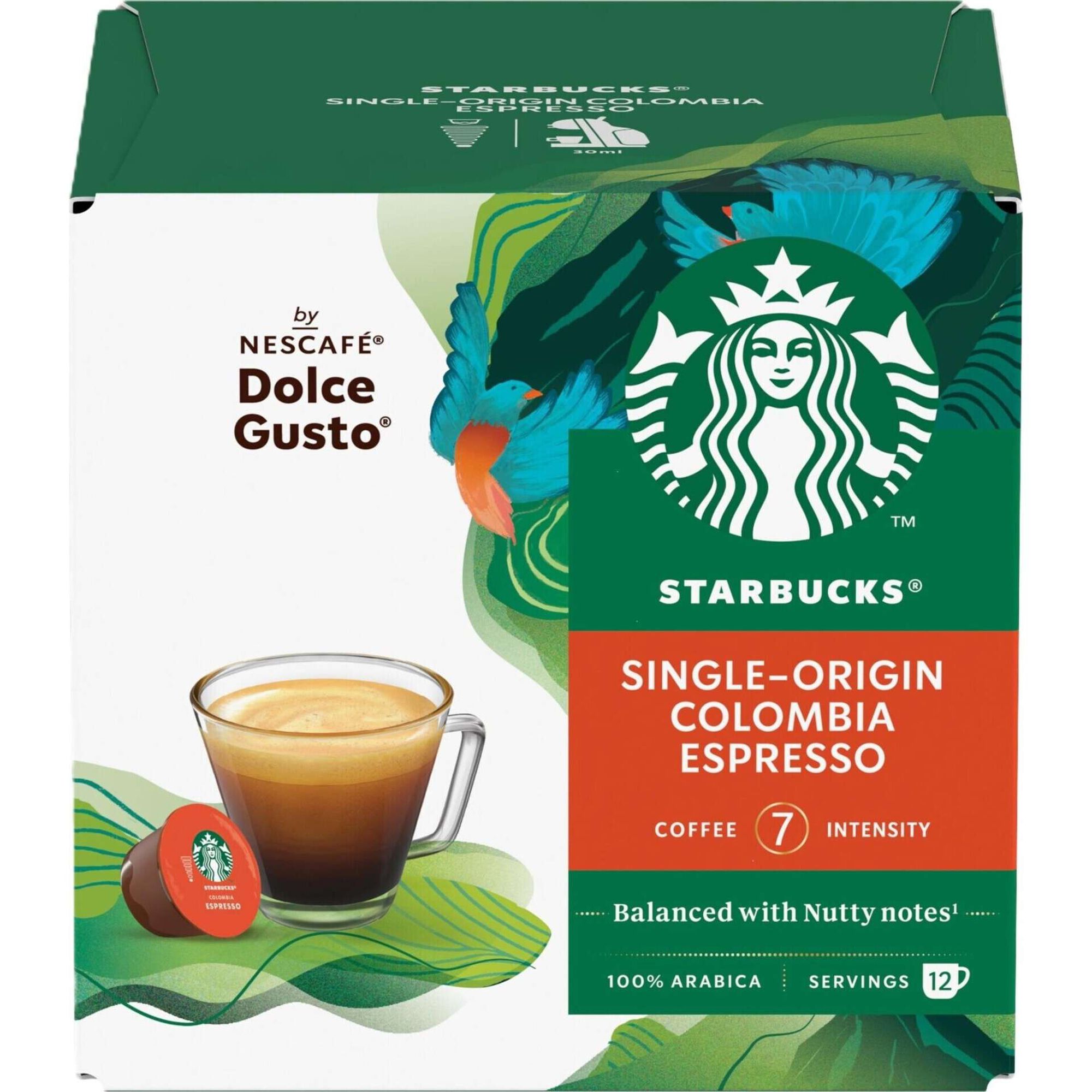 C&aacute;psulas de Caf&eacute; Single-Origin Col&ocirc;mbia Int 7 Starbucks