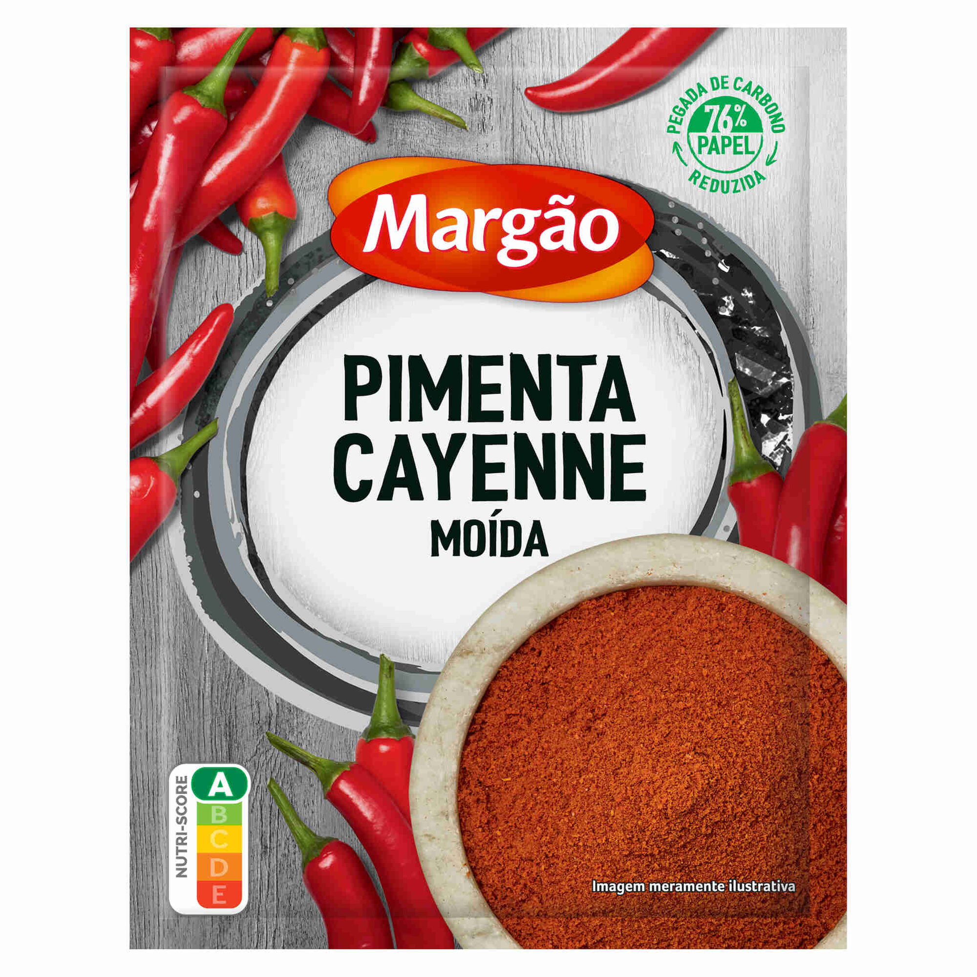 Pimenta Cayenne Moída em Saqueta