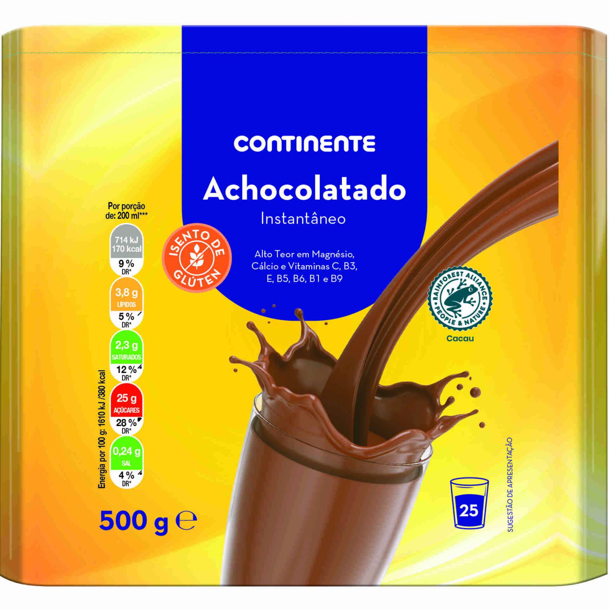 Bebida de Chocolate Solúvel sem Glúten Bebida de Chocolate Solúvel sem Glúten