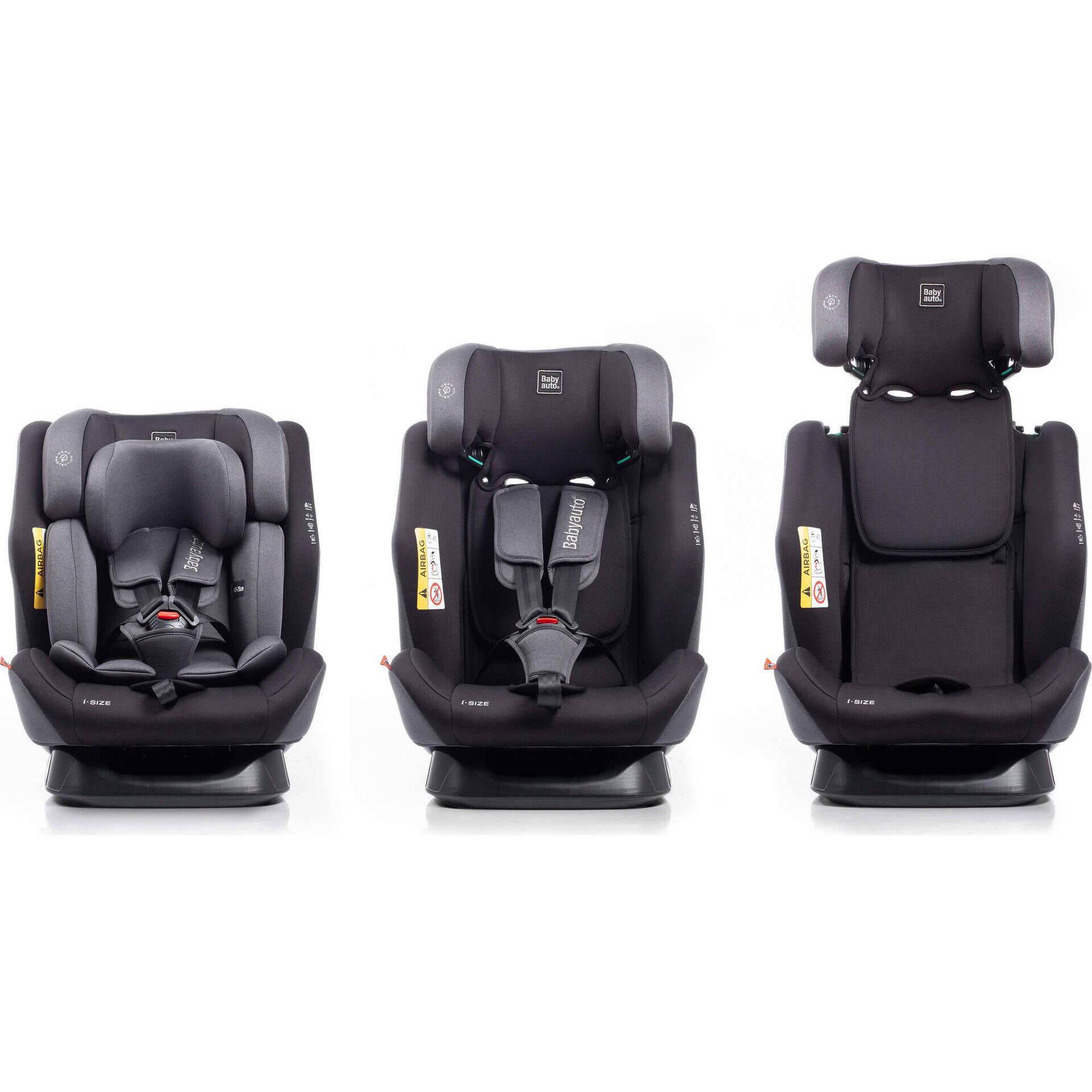 Cadeira Auto I-Size 40-150cm Lolo Belt Cinza Escuro