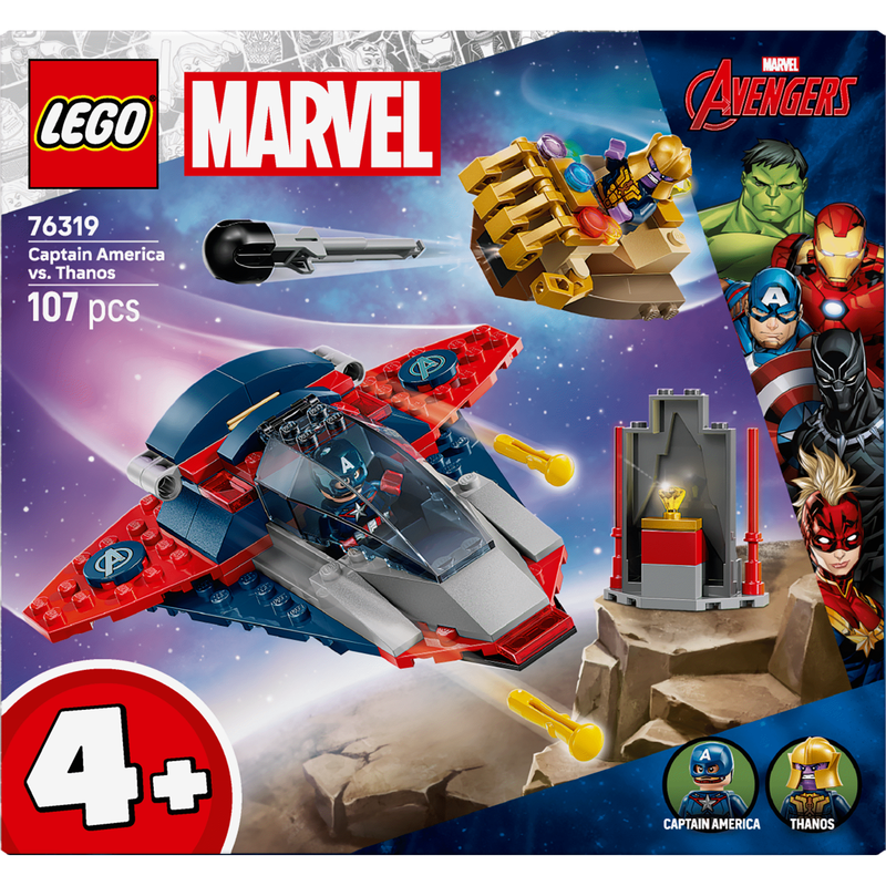 LEGO Marvel - Capitão América Contra Thanos - 76319