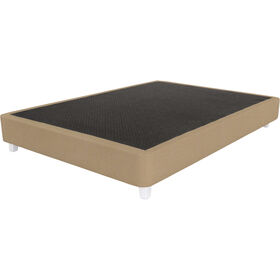 Sommier Nara Taupe 190x90cm P&eacute;s Retangulares Madeira Clara Dreamura