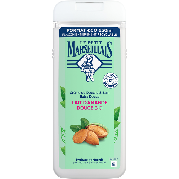 Gel de Banho Amêndoas Doces Bio Le Petit Marseillais