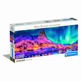 Puzzle Pano Color Night Lofoten Island 1000 Pe&ccedil;as