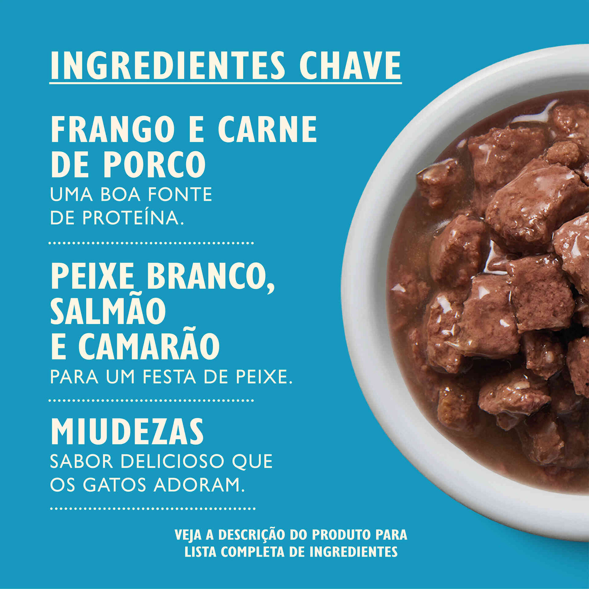 Comida H&uacute;mida para Gato Adulto Tasty Cuts Peixe Lily's Kitchen