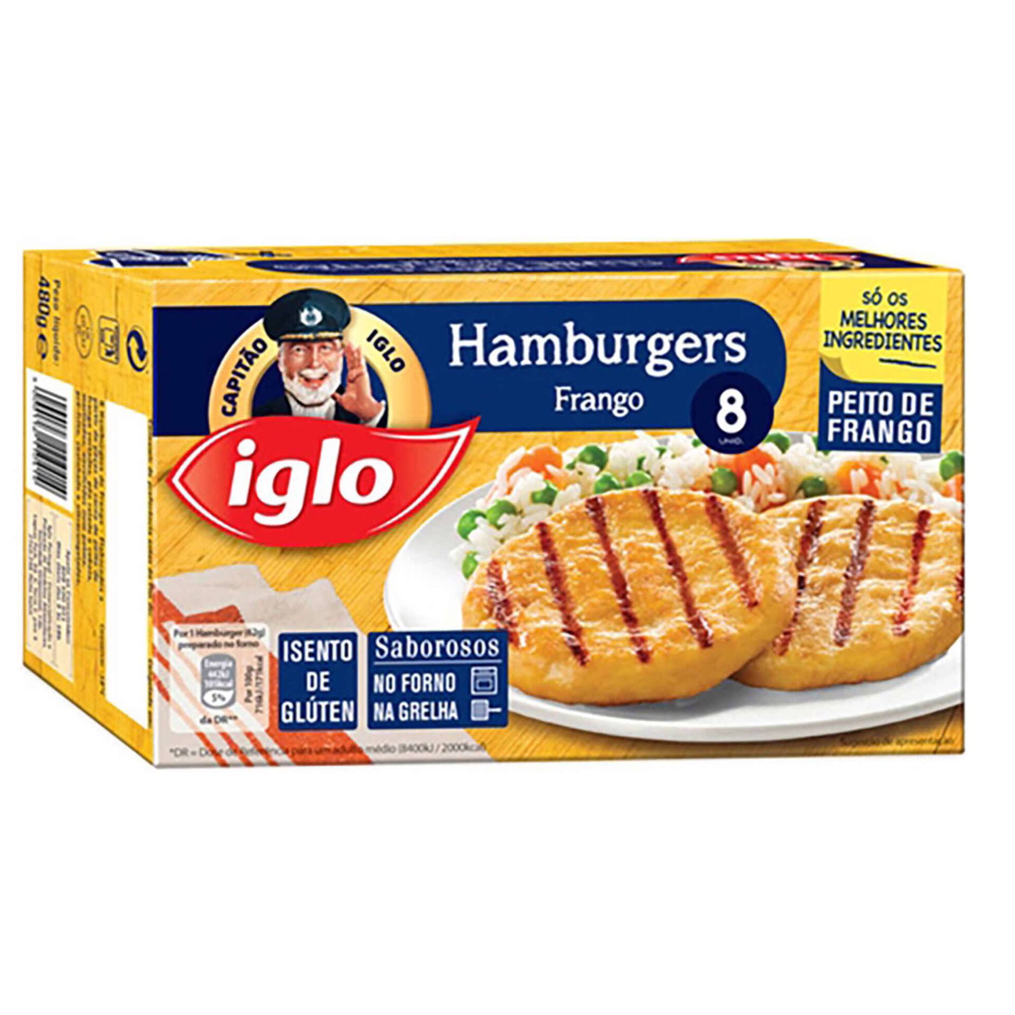 Hambúrguer de Frango sem Glúten