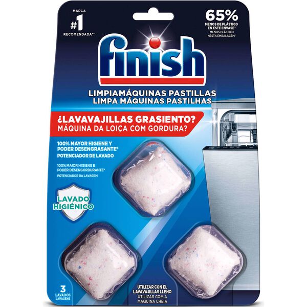 Limpa Máquina Loiça Pastilhas Finish