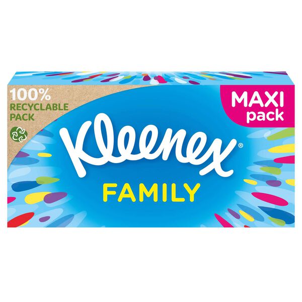 Lenços Faciais Family Kleenex