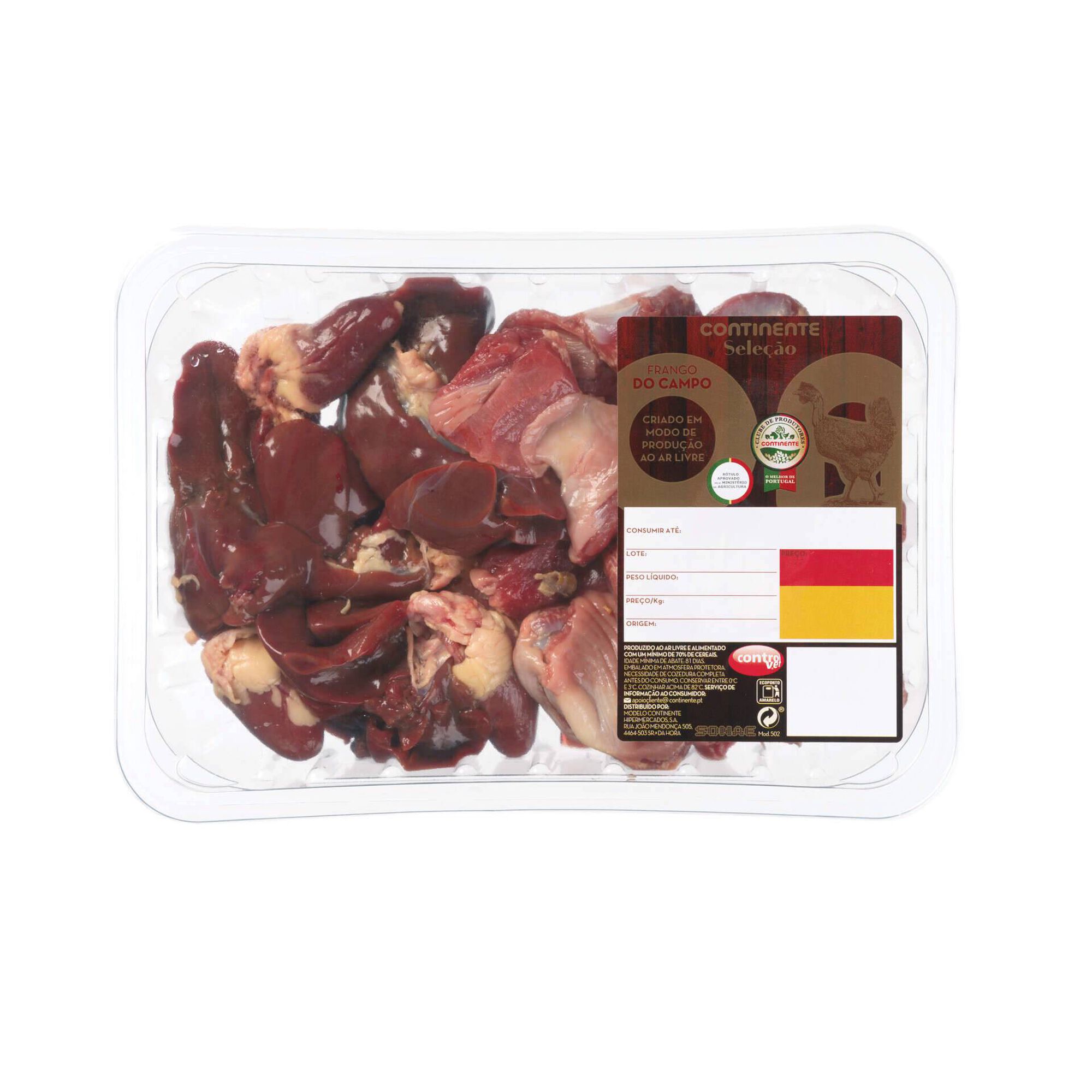 Mi&uacute;dos de Frango do Campo Continente Sele&ccedil;&atilde;o