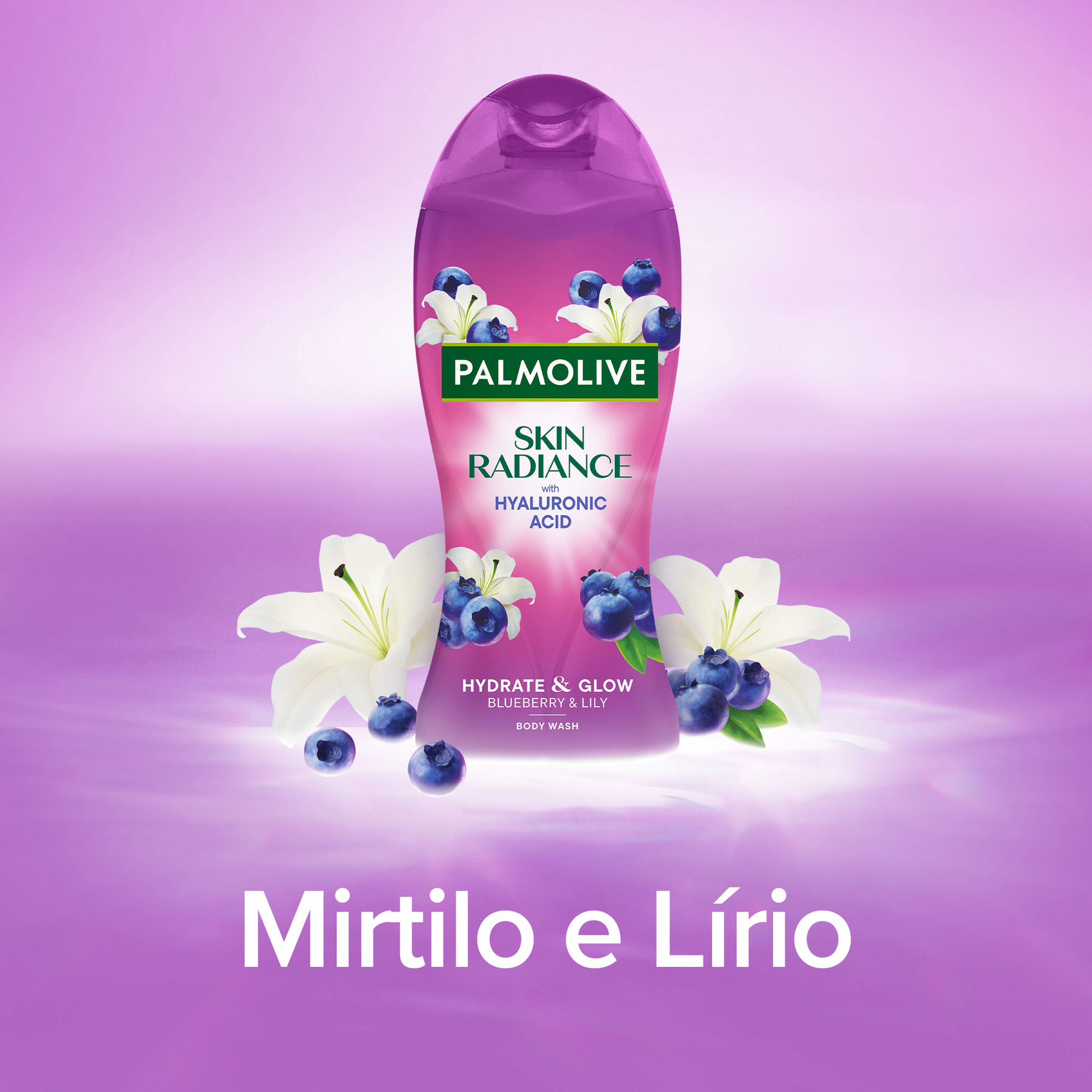 Gel de Banho Skin Radiance Mirtilo e Lily Palmolive