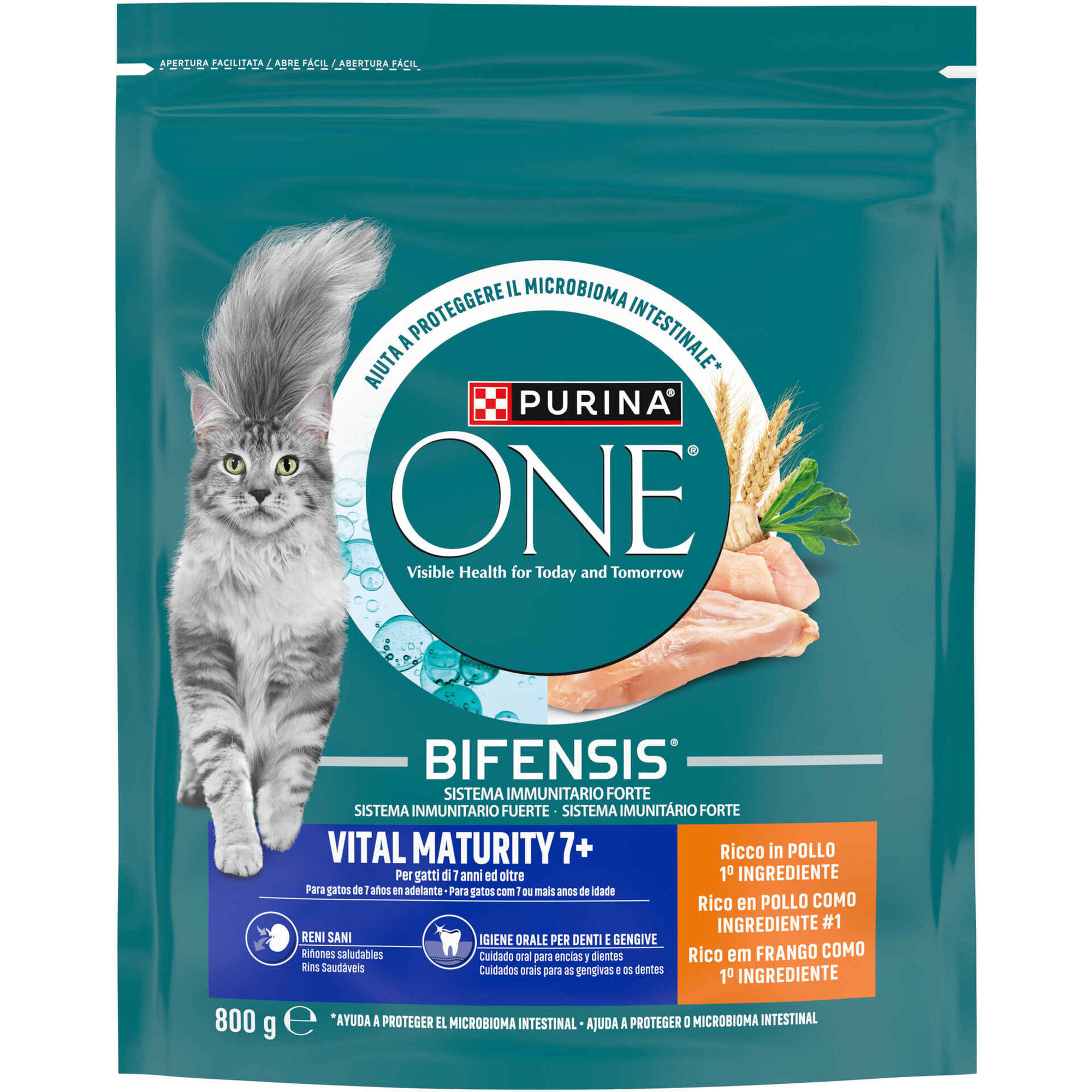 Ra&ccedil;&atilde;o para Gato S&eacute;nior Vital Maturity Frango Purina One