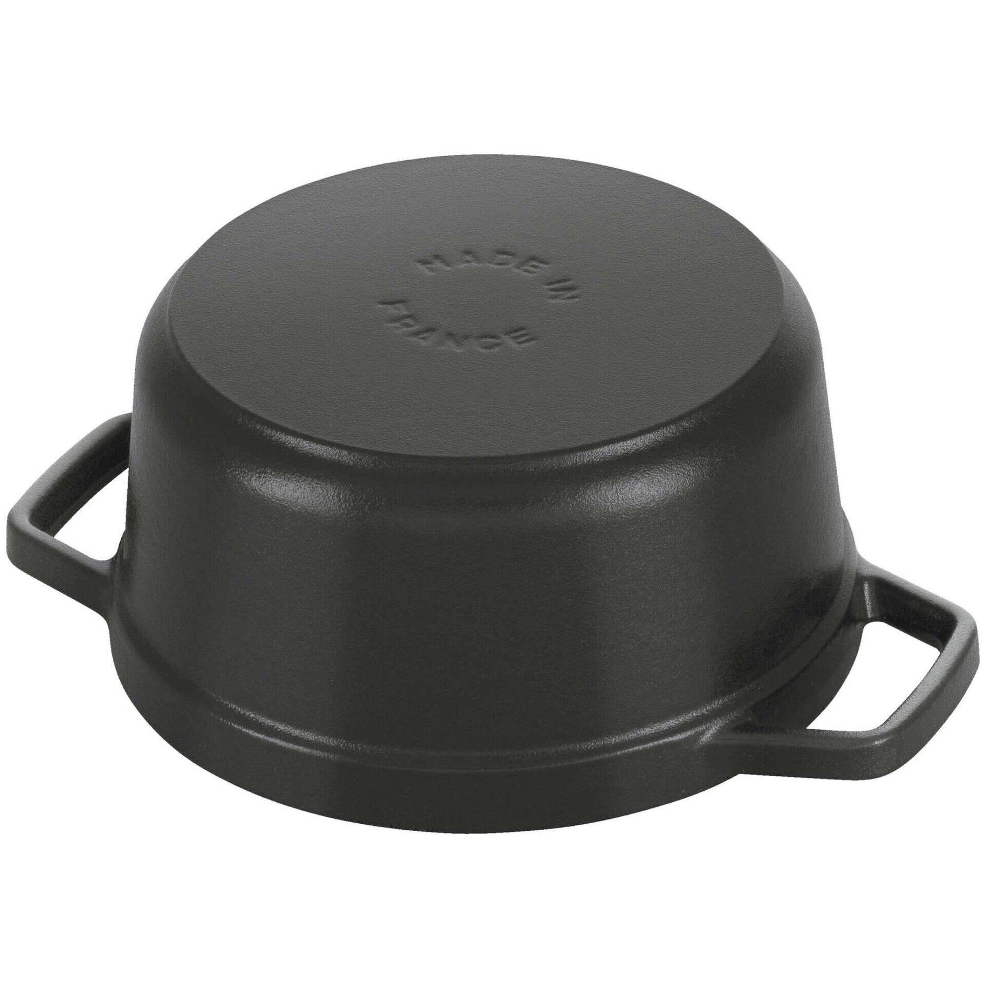 Ca&ccedil;arola Redondo Ferro Fundido 20cm Preta Staub