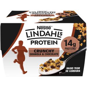 Iogurte Proteíco Granola e Chocolate Crunchy Lindahls