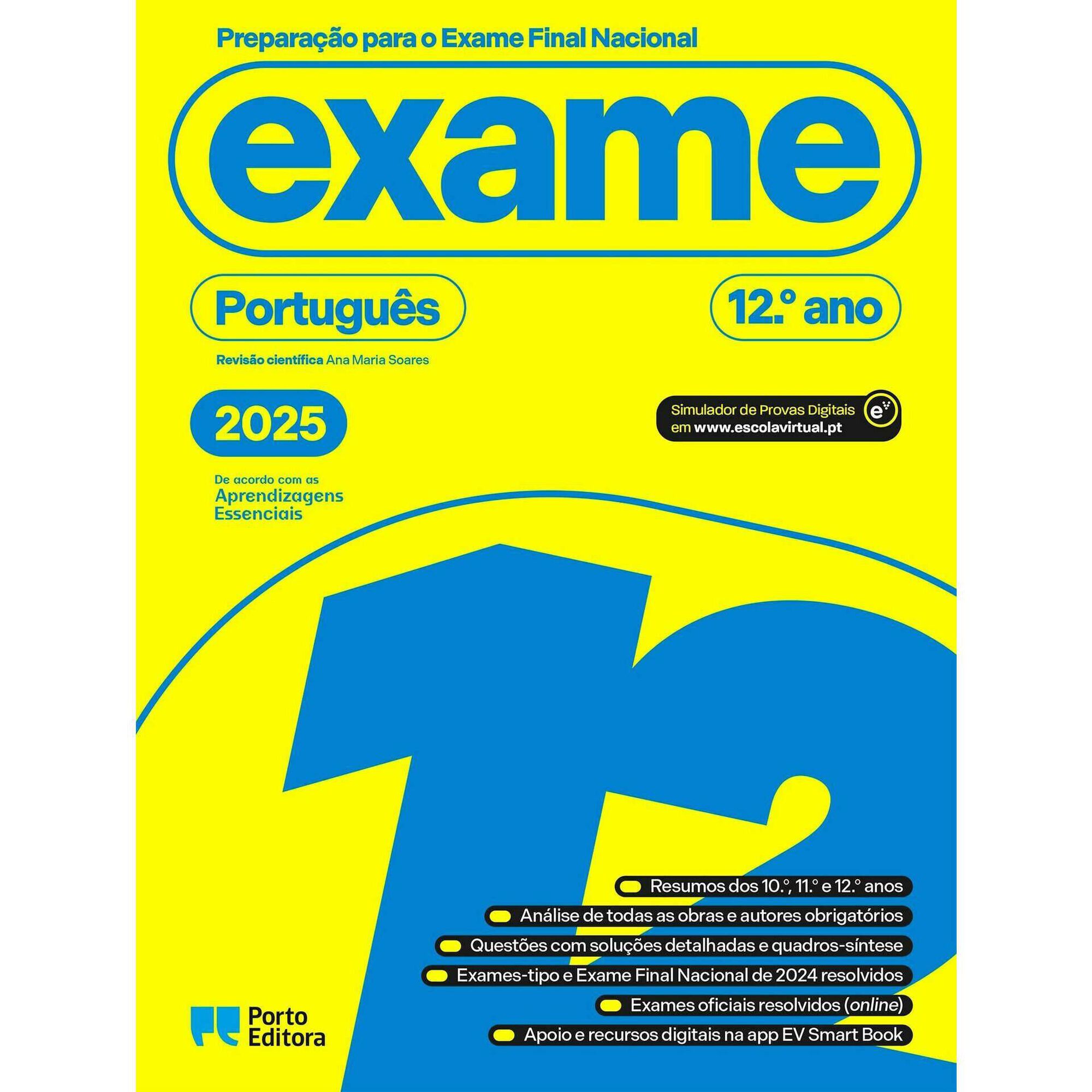 Preparação para o Exame Final Nacional 2025 - Português - 12º Ano