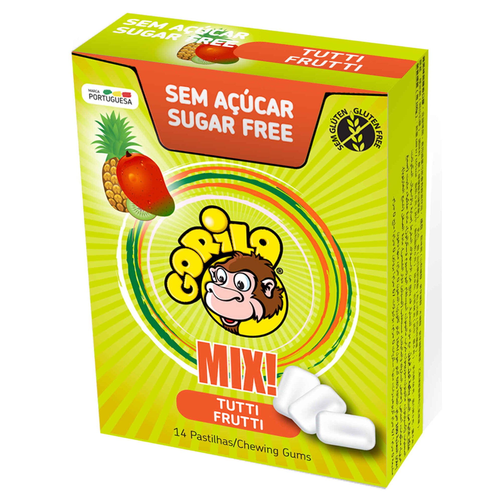 Pastilhas Elásticas de Tutti Frutti